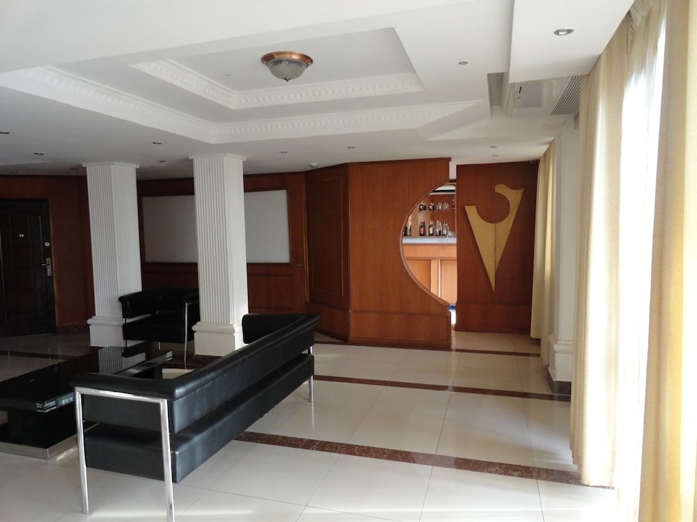 Lobby at J-Frigh Hotel, KAMPALA