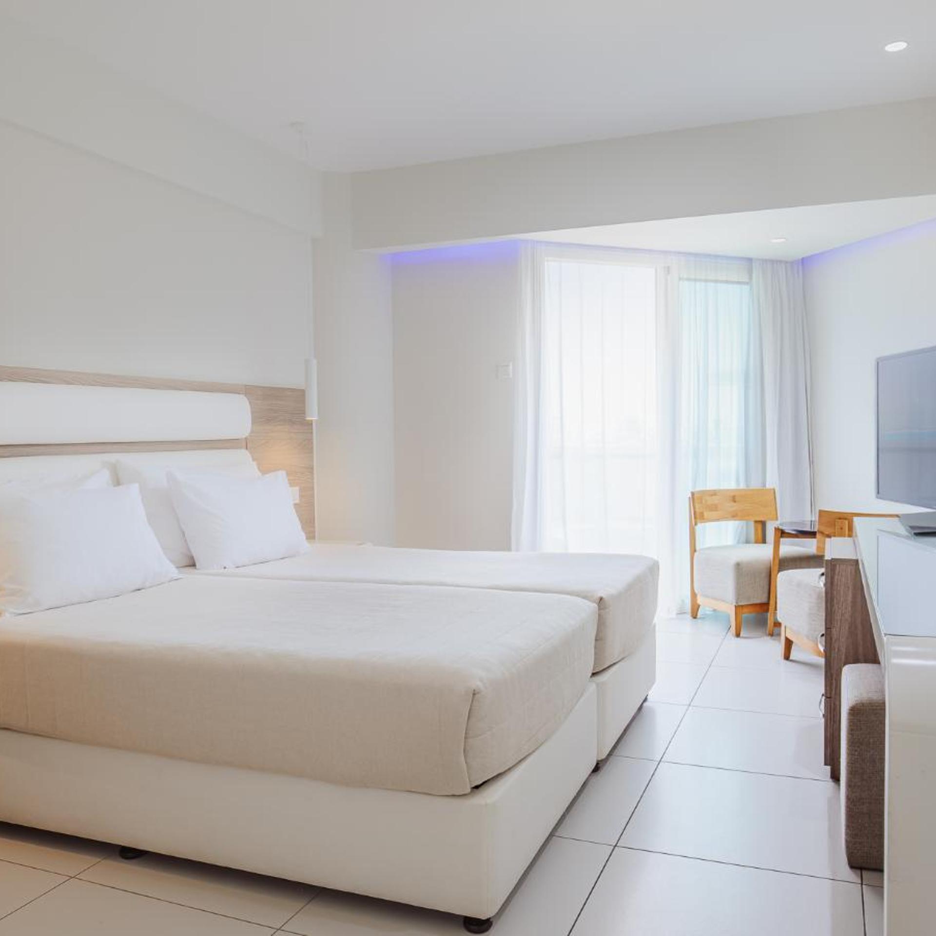 Room, Single Bed, Inland View