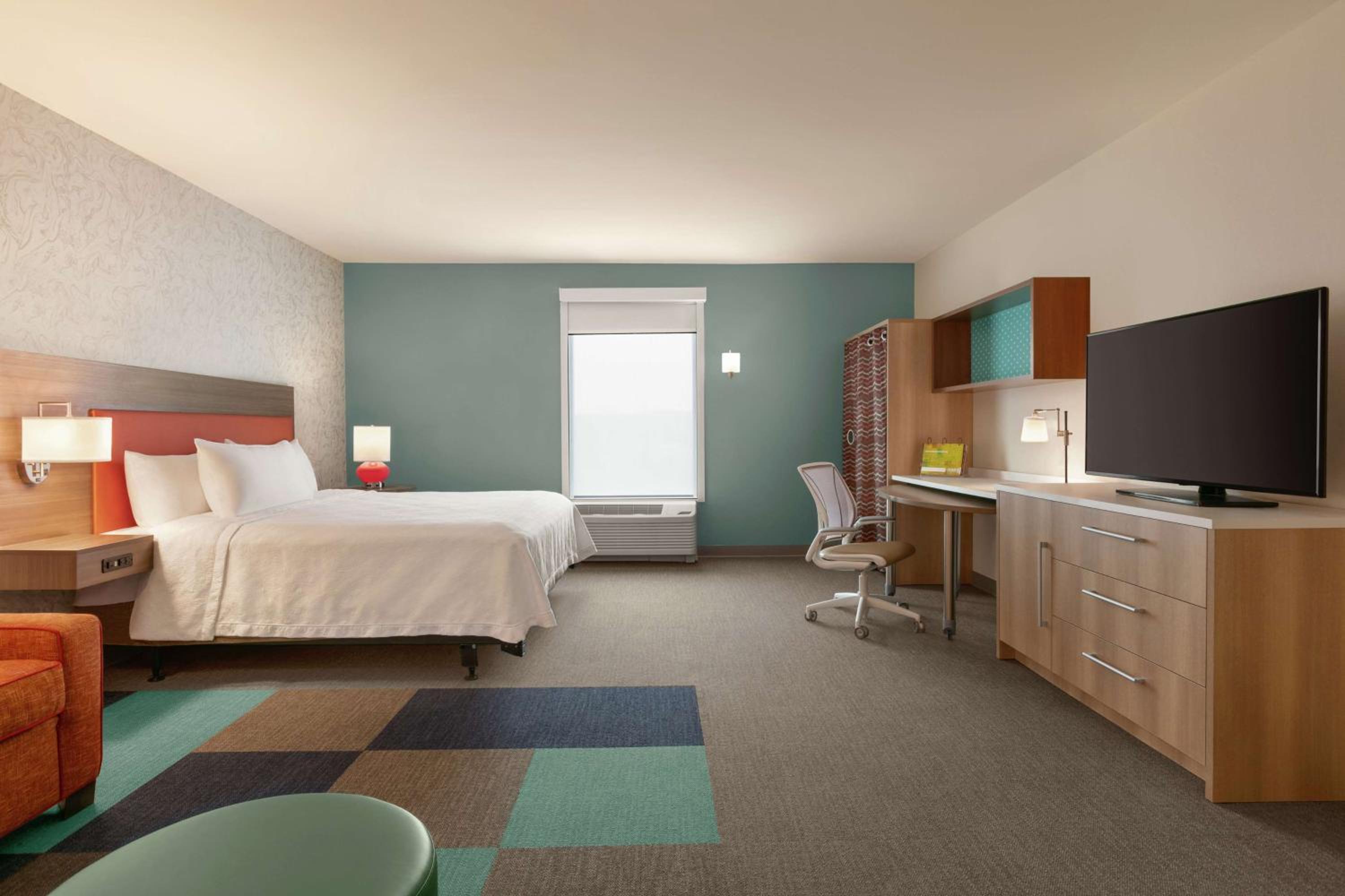 استوديو بسرير كينج مع أريكة لذوي الإعاقة، Home2 Suites By Hilton Chantilly Dulles Airport 2/3