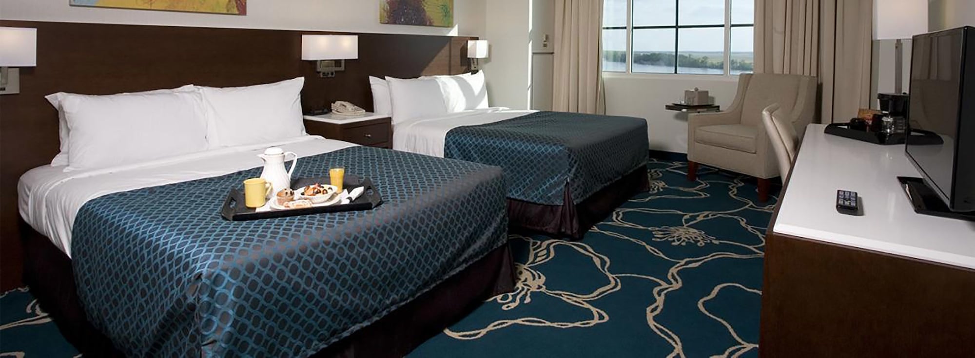 غرفة بسريرين كوين، Ballys Evansville Casino And Hotel 2/4