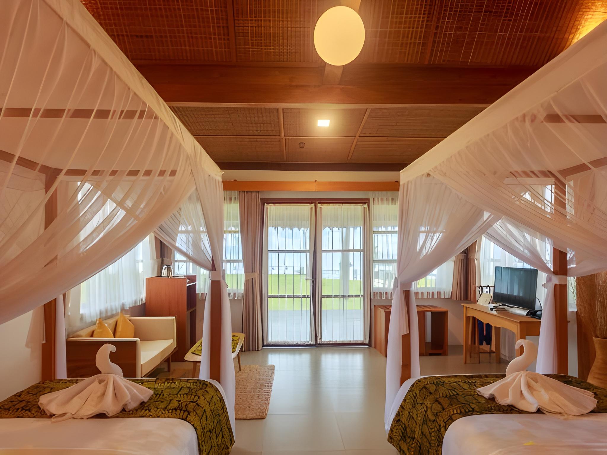 Ocean, Cottage, Suite, Twin Beds