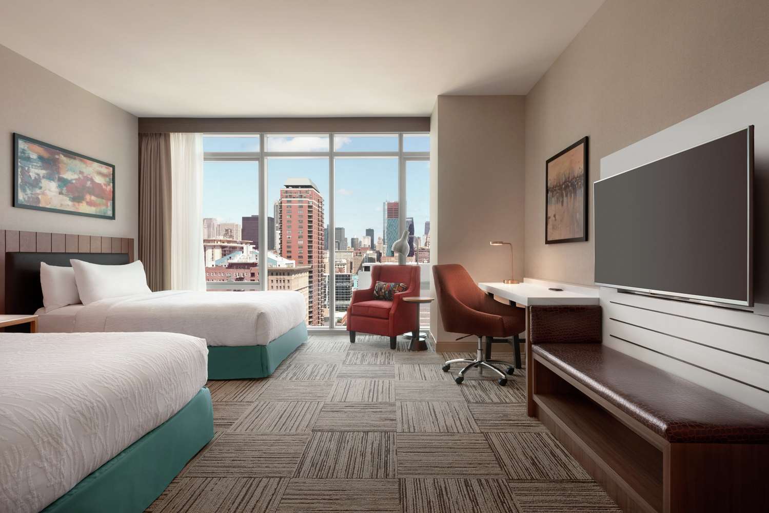 PREMIUM, 2 QUEEN BEDS