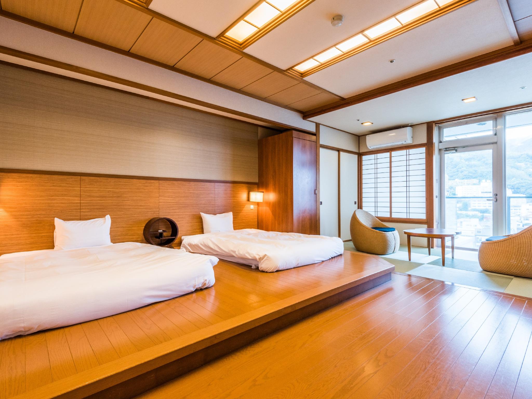 Japanese, Superior, Futon Bed, Twin Beds, Indoor Bath