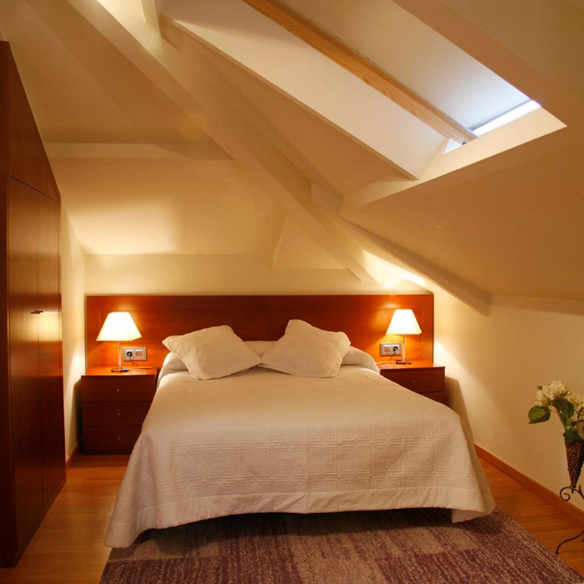 Room, Double Bed, Attic