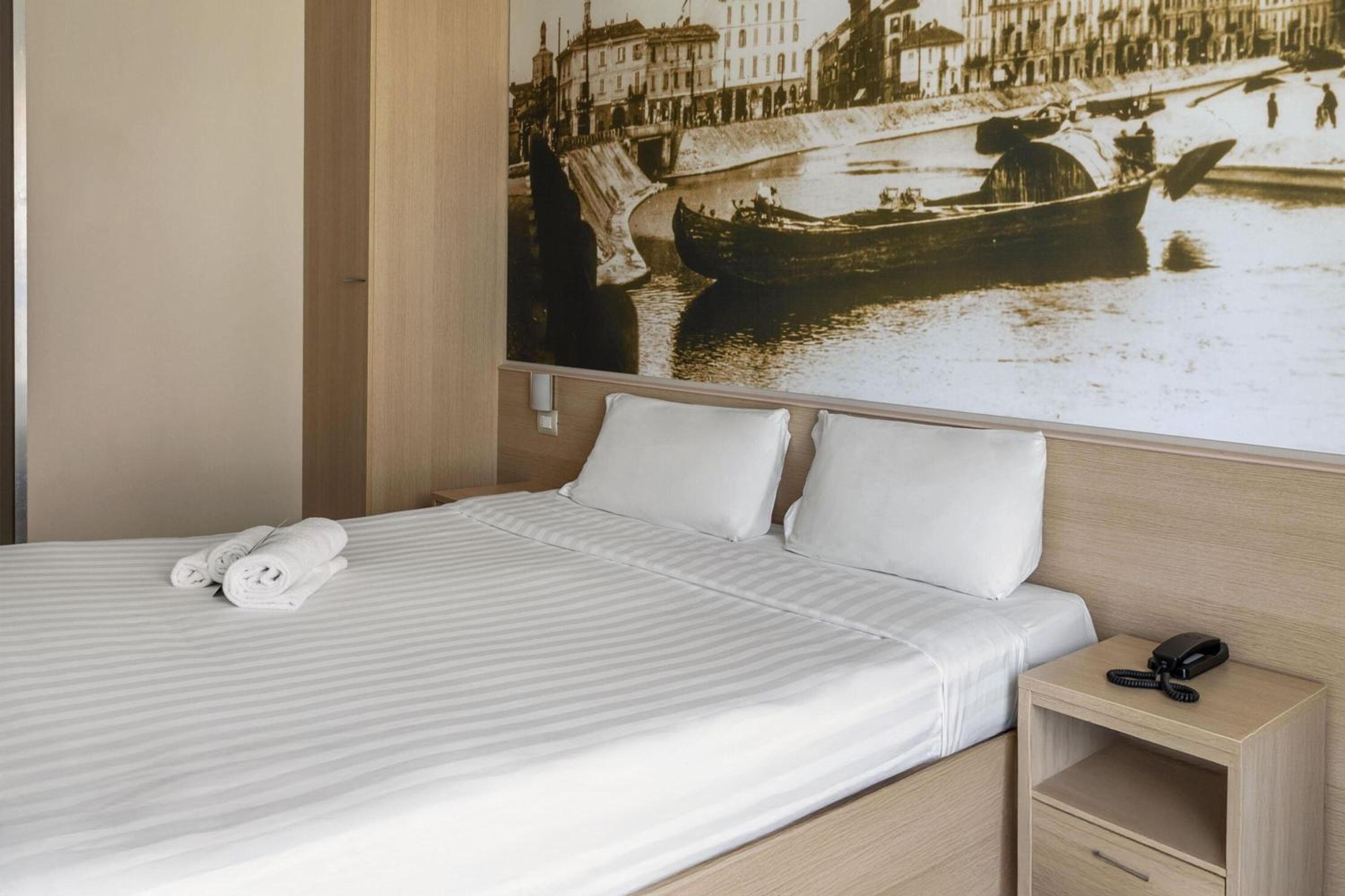 غرفة بسرير كوين، B&B Hotel Milano Portello 8/10