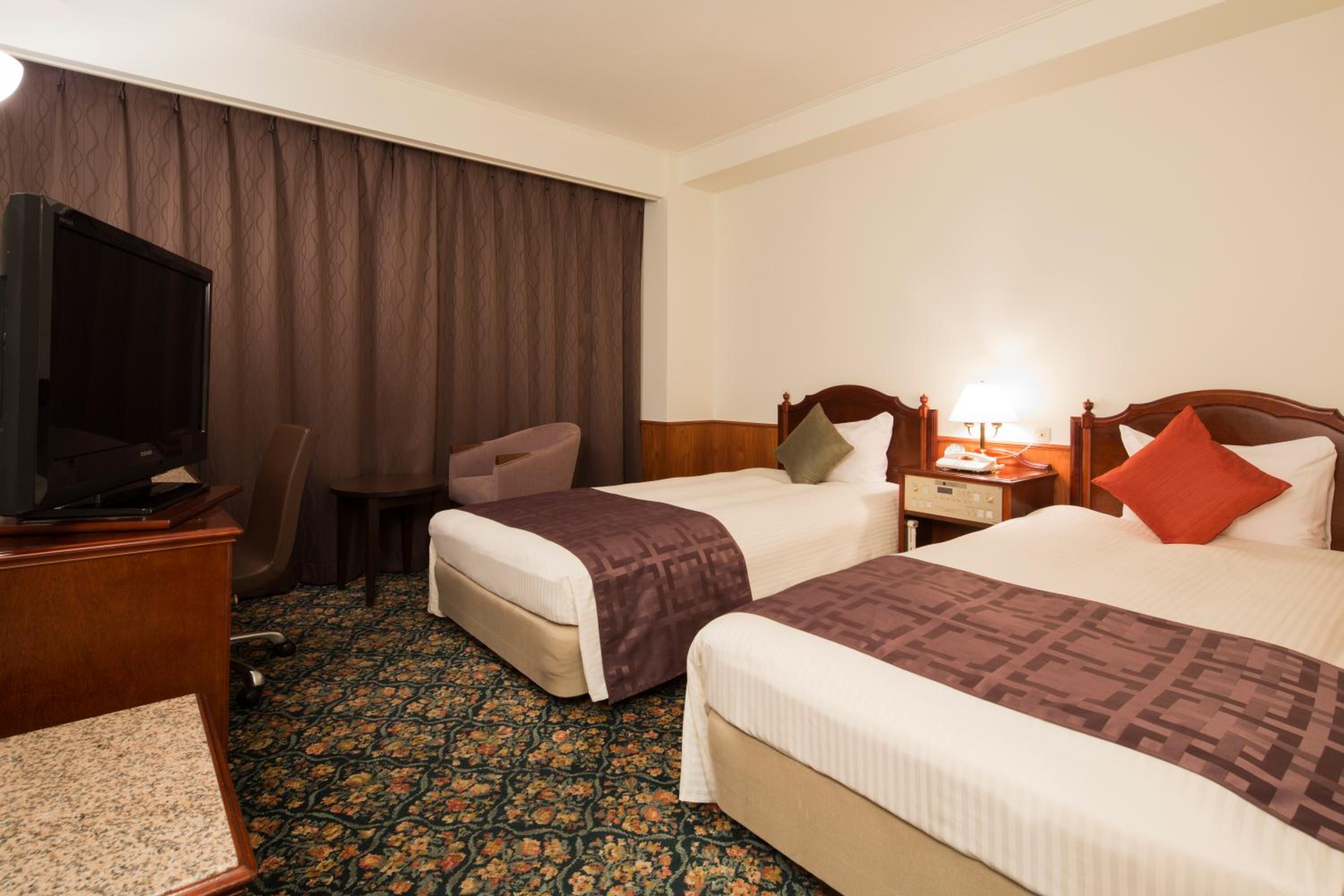 غرفة قياسية مفردة بسريرين منفصلين للمدخنين، Premier Hotel Cabin Obihiro 2/8