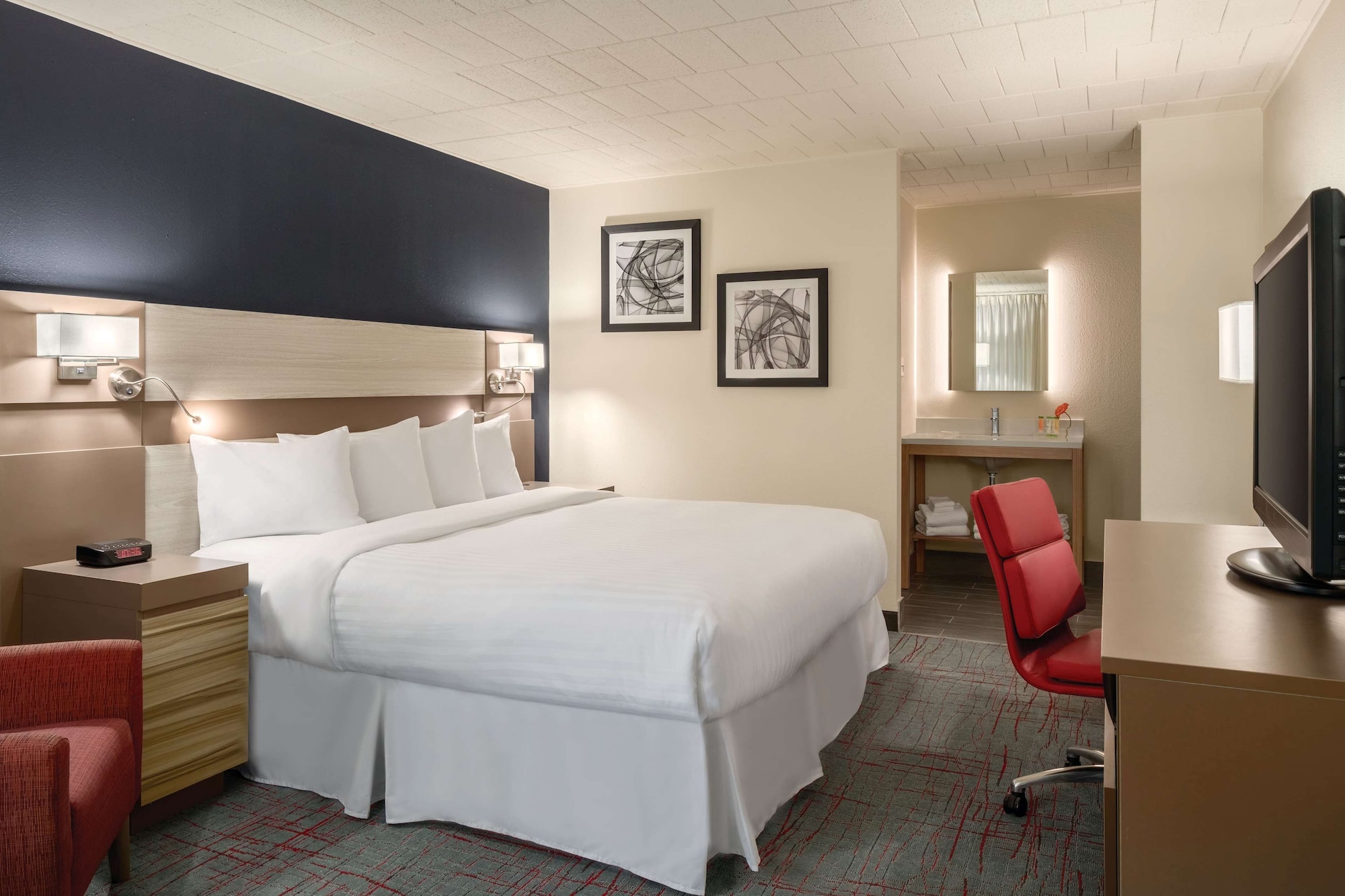 Efficiency, Suite, King Bed