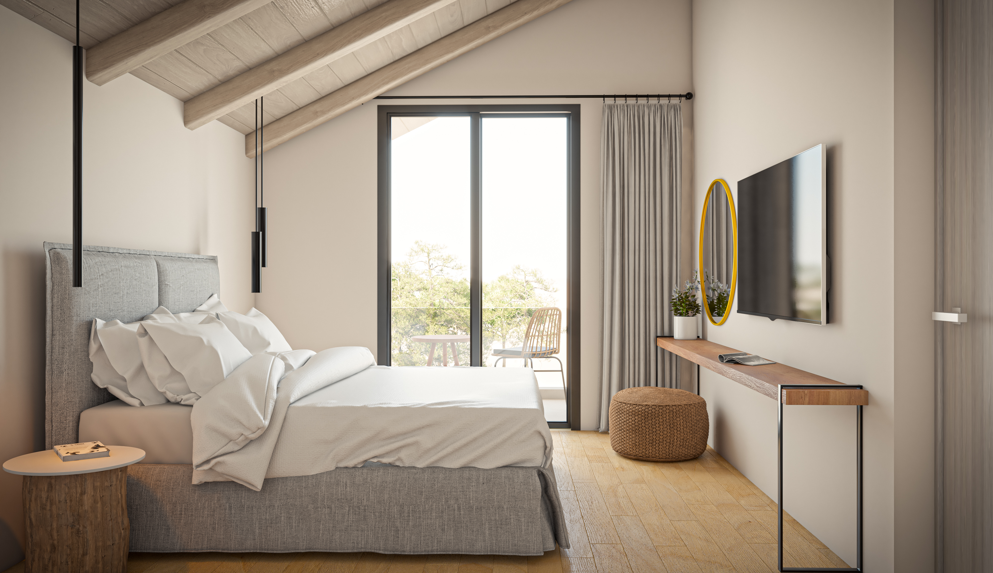 Loft, Executive, Suite, Pool View