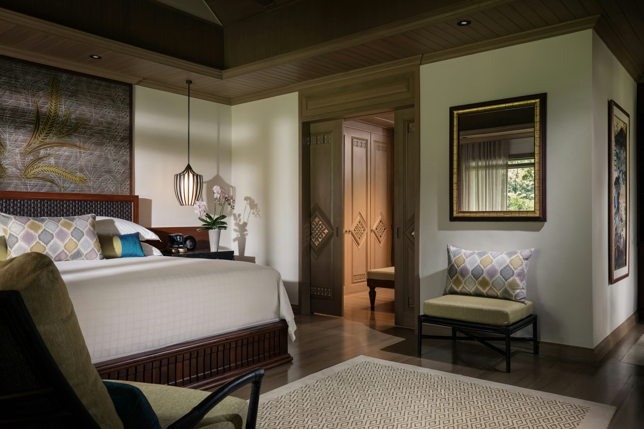 Garden, Pavilion, Twin Beds