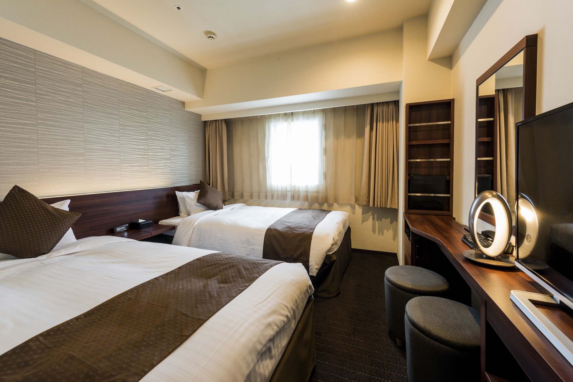 Compact, Twin Beds
