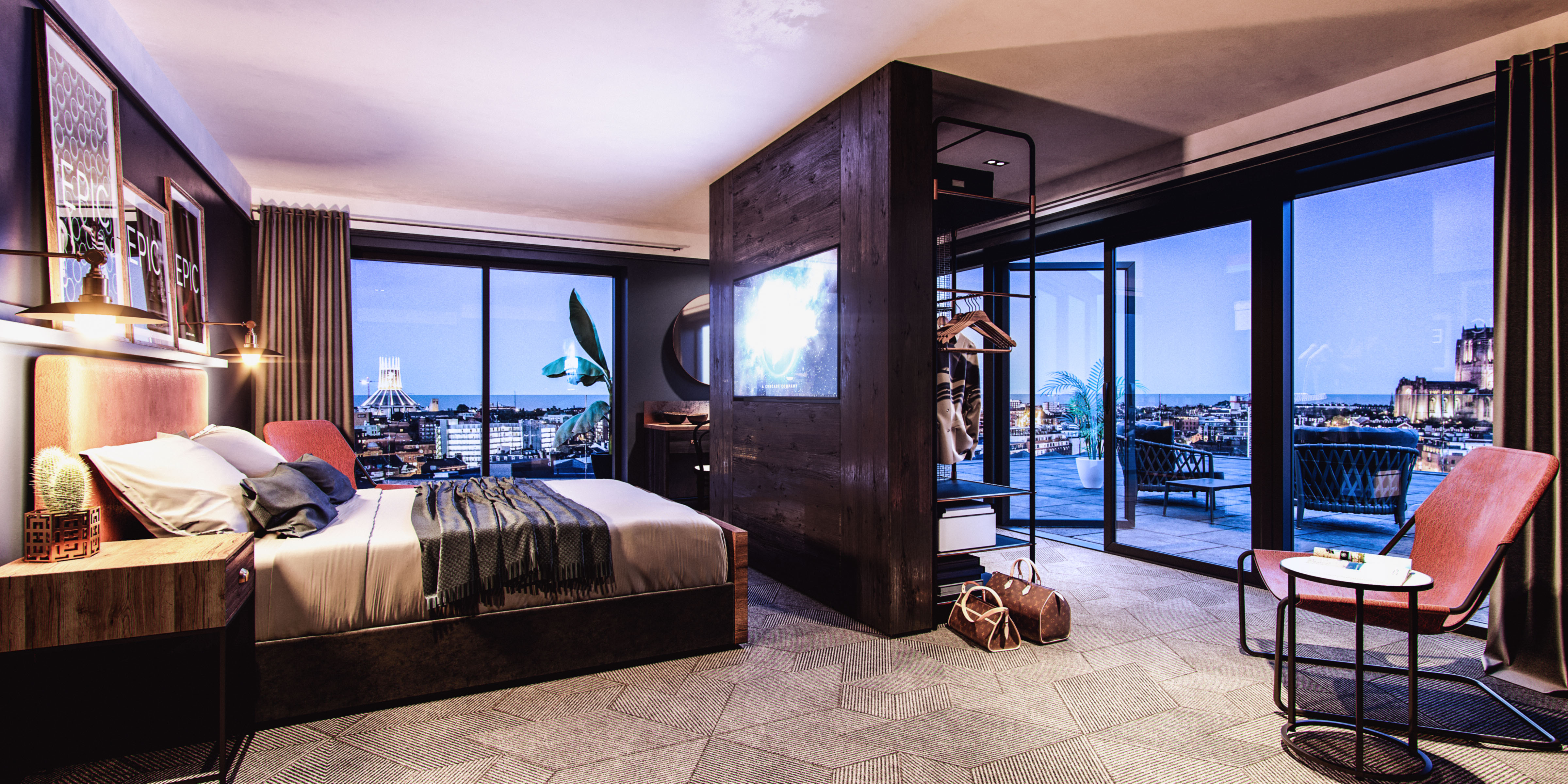 ROOM, DOUBLE BED, TERRACE