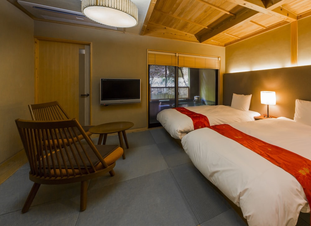 Japanese, Semi Room, Modern, Twin Beds, Adult Only, Outdoor Bath