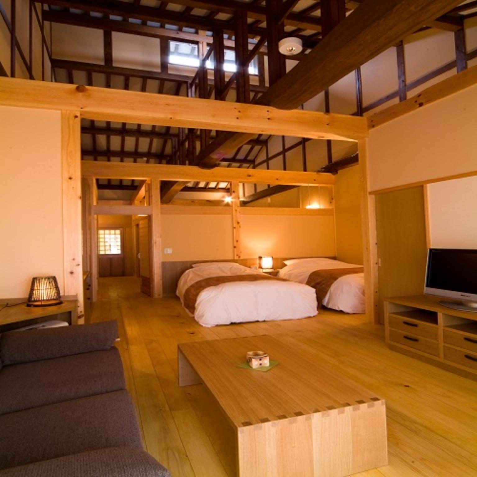 Room, Twin Beds, Outdoor Bath, Annex