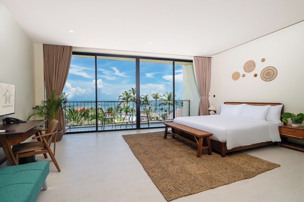 غرفة ديلوكس بسرير مزدوج بإطلالة على البحر بحوض استحمام، Coco Island Retreat Phu Quoc 2/4