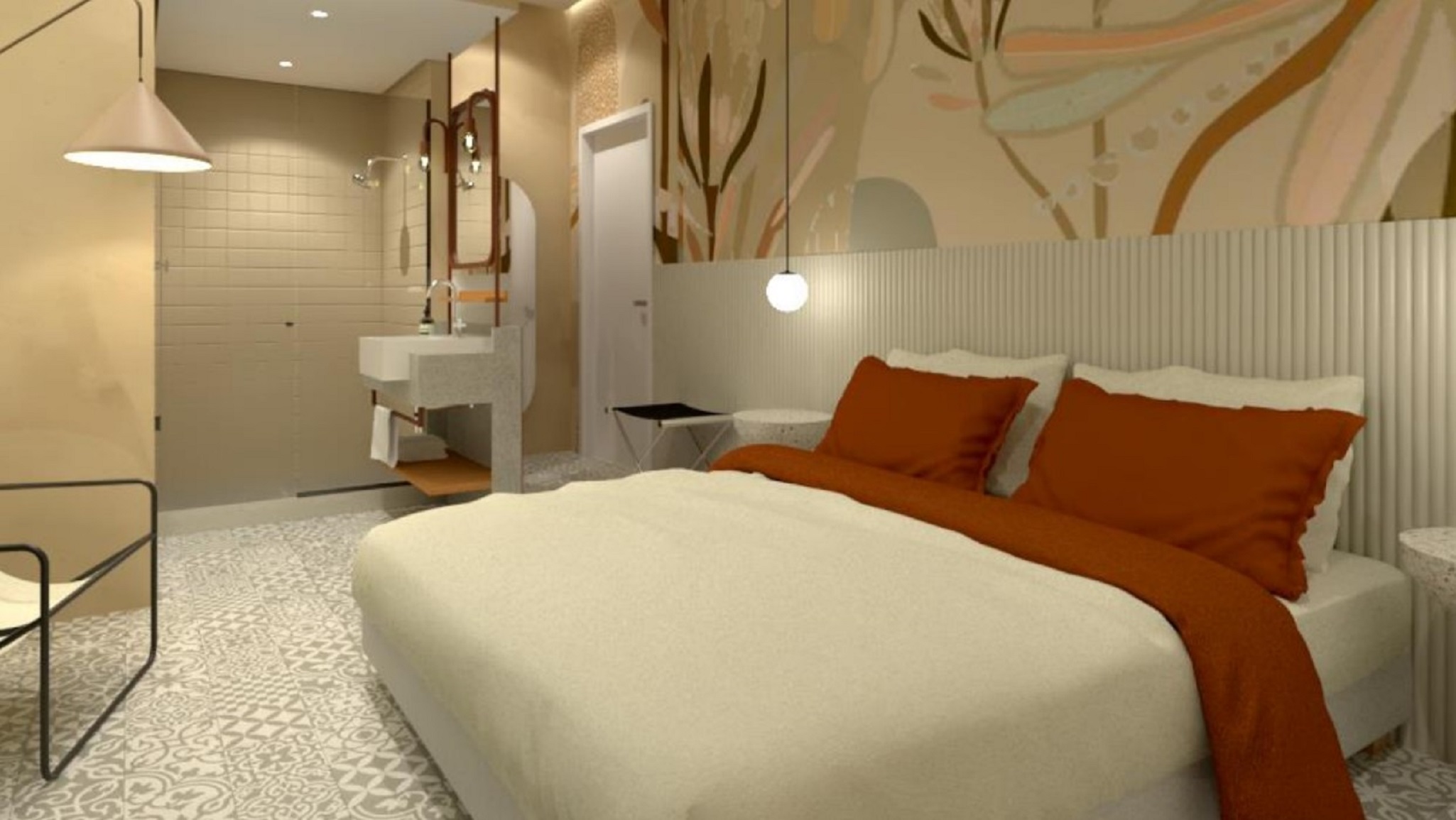 Luxury, Double Bed, B&B Hotel Santos Dumont 3/4