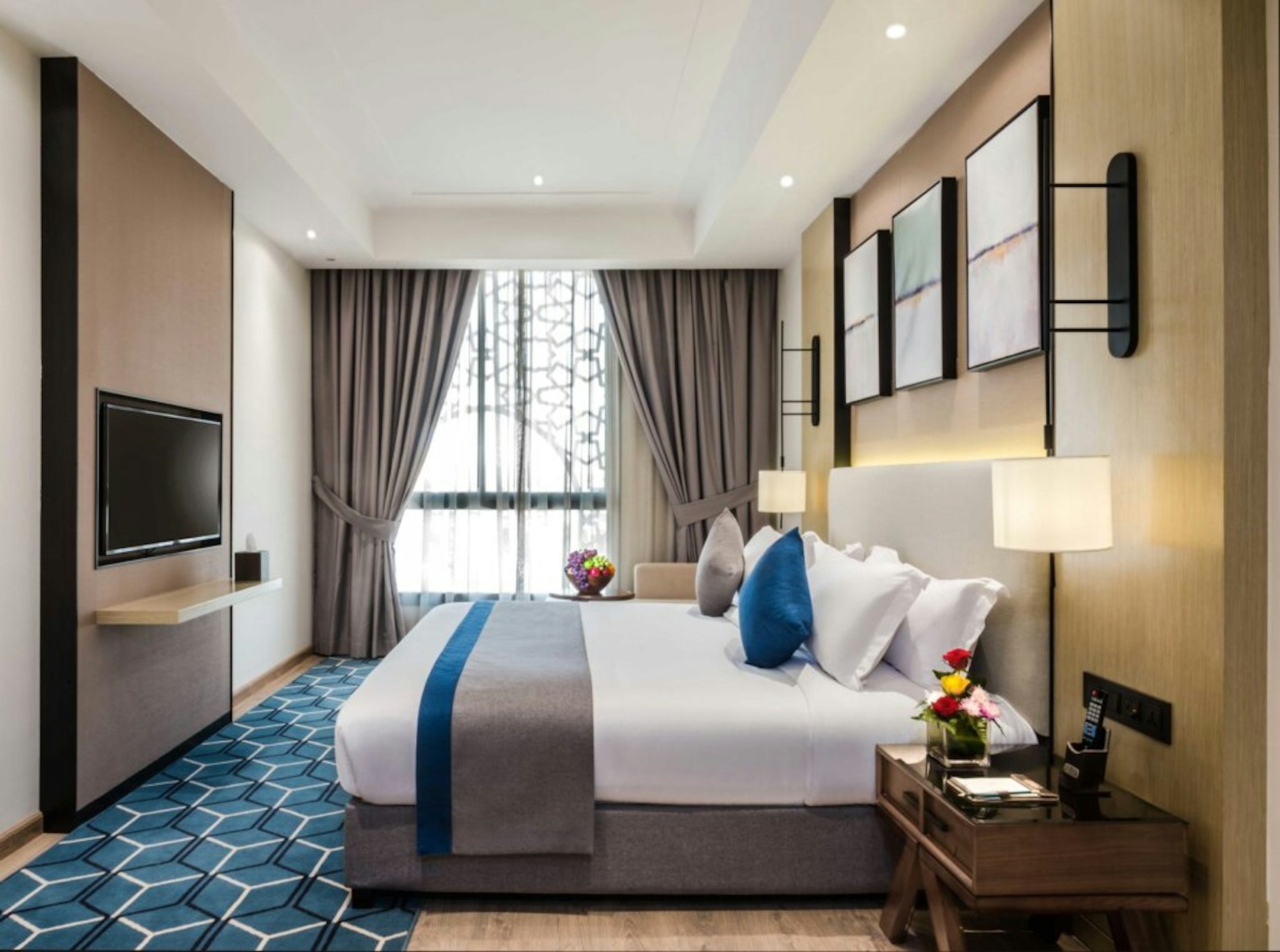 غرفة قياسية بسرير كينج، فندق بريرا اليرموك(Braira Al Yarmouk Hotel) 3/7