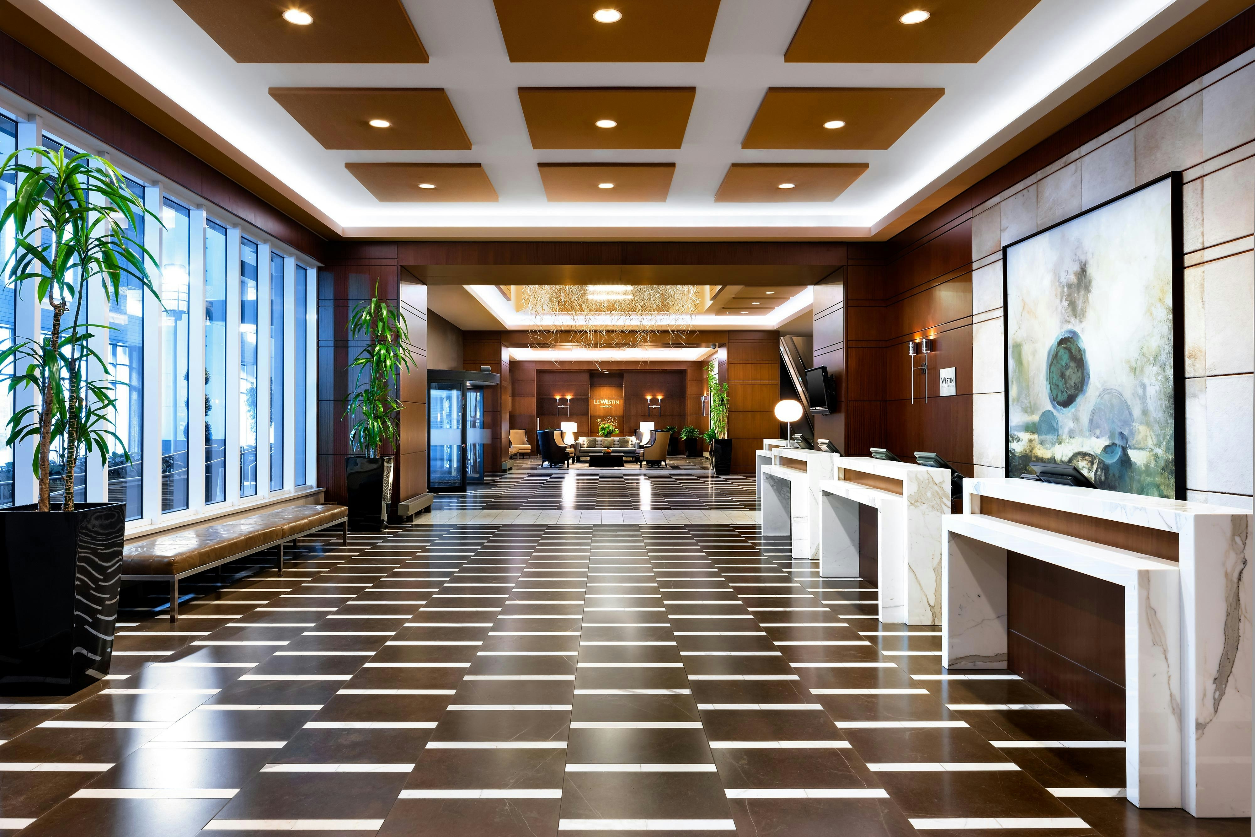 Lobby at Le Westin Montreal, MONTREAL