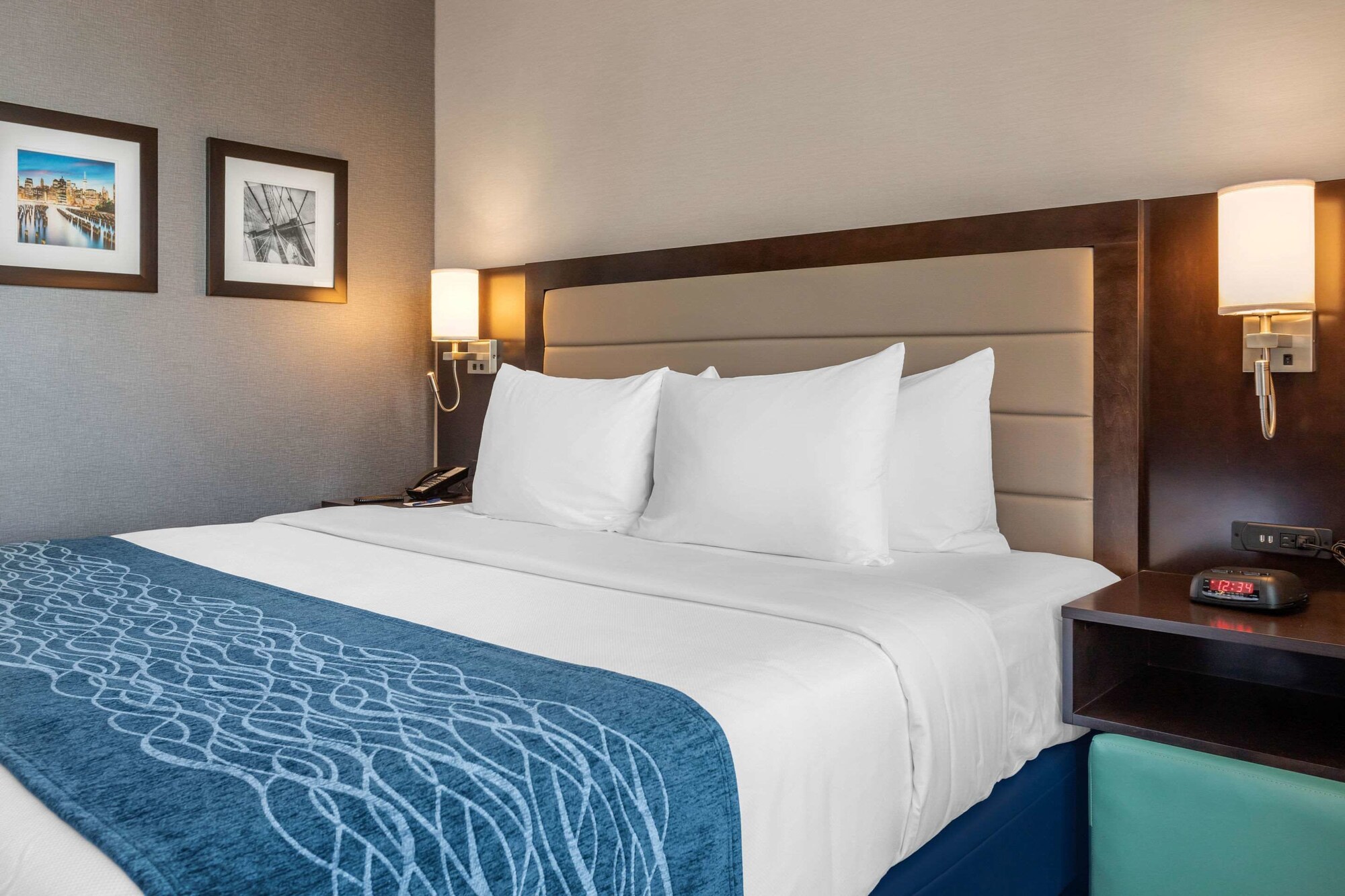 غرفة قياسية بسرير كينج، Comfort Inn Prospect Park-Brooklyn 7/10
