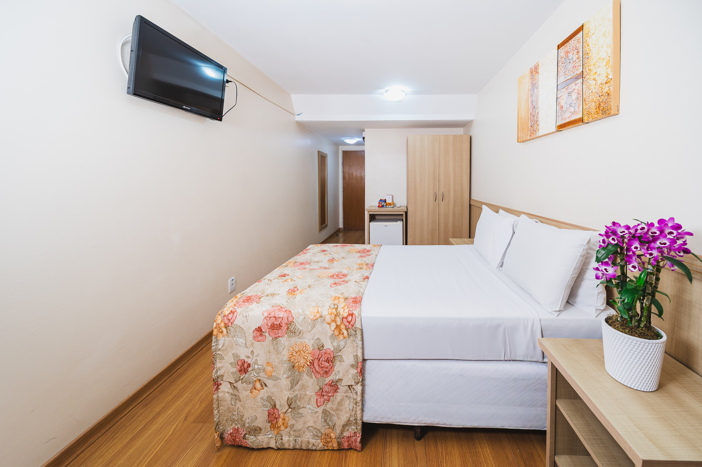غرفة قياسية مفردة بسرير مزدوج، Hotel Golden Park Curitiba by Nacional Inn 2/7