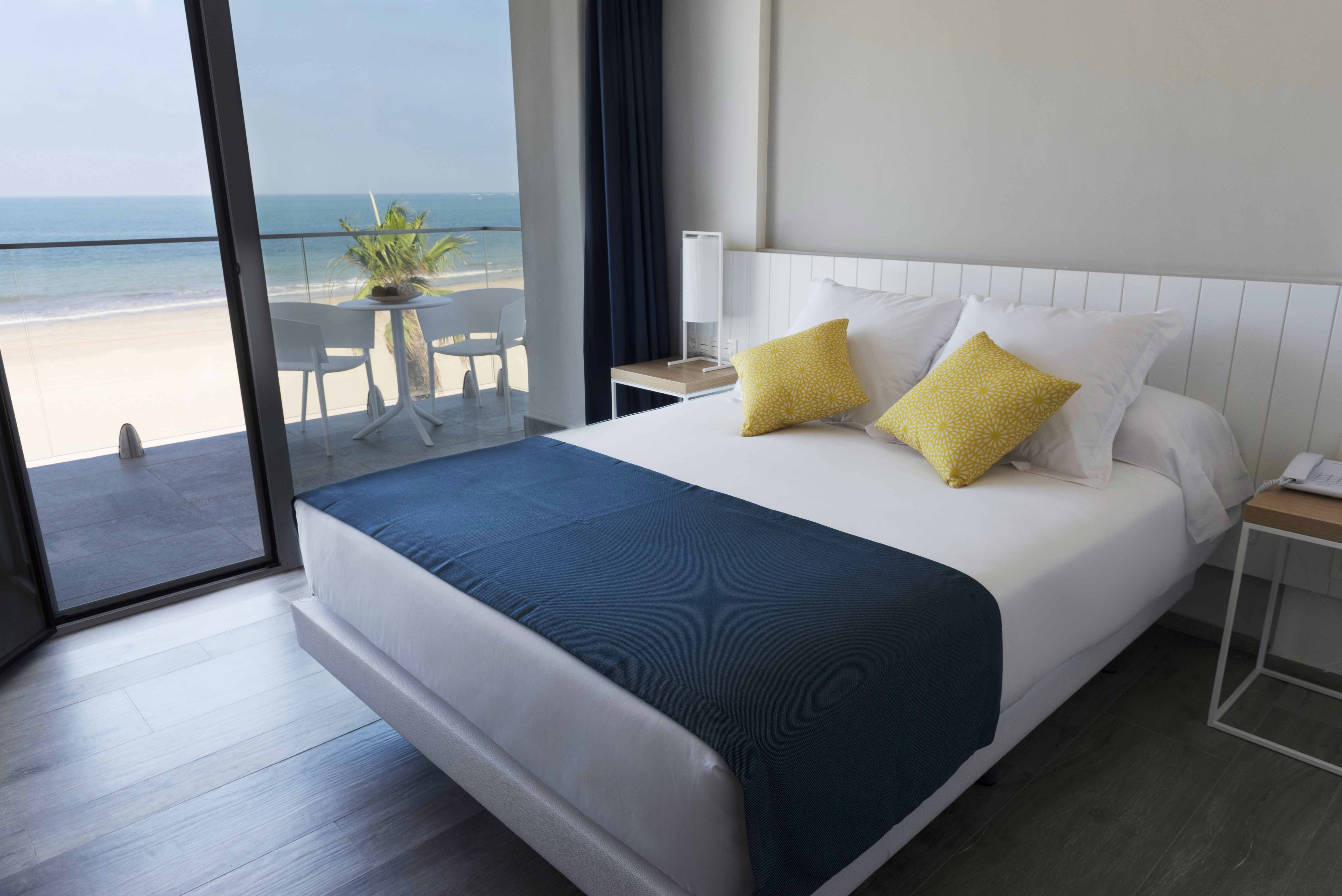 Room, Double or Twin Bed, Sea Front, Balcony or Terrace
