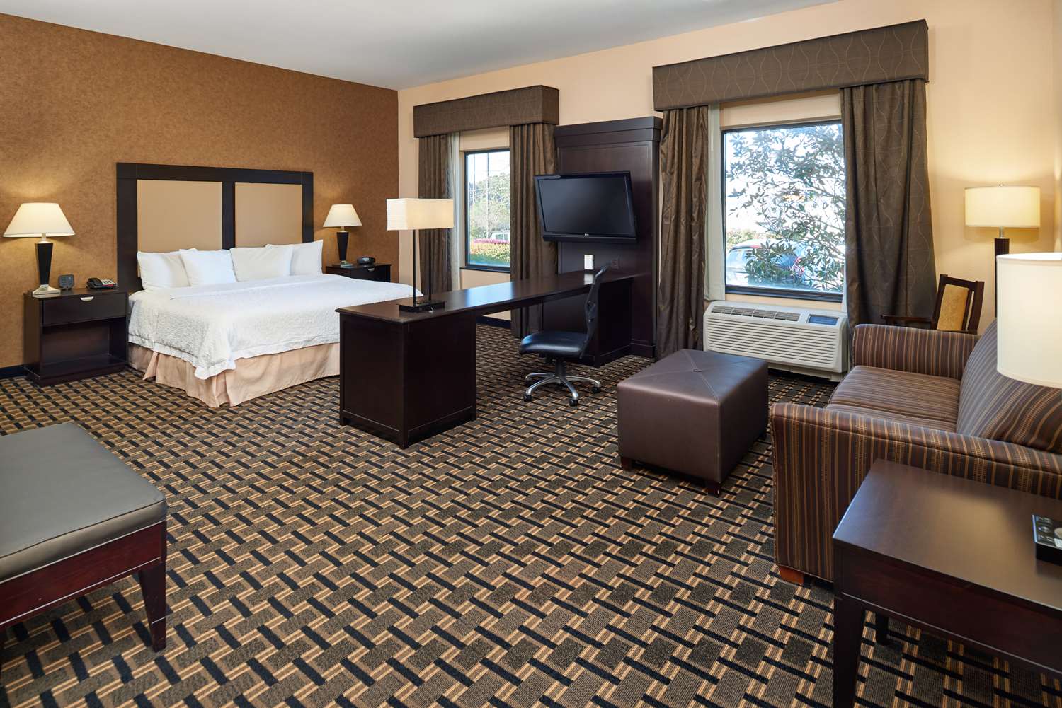 جناح استوديو بسرير كينج مع أريكة، Hampton Inn and Suites Longview North 3/6