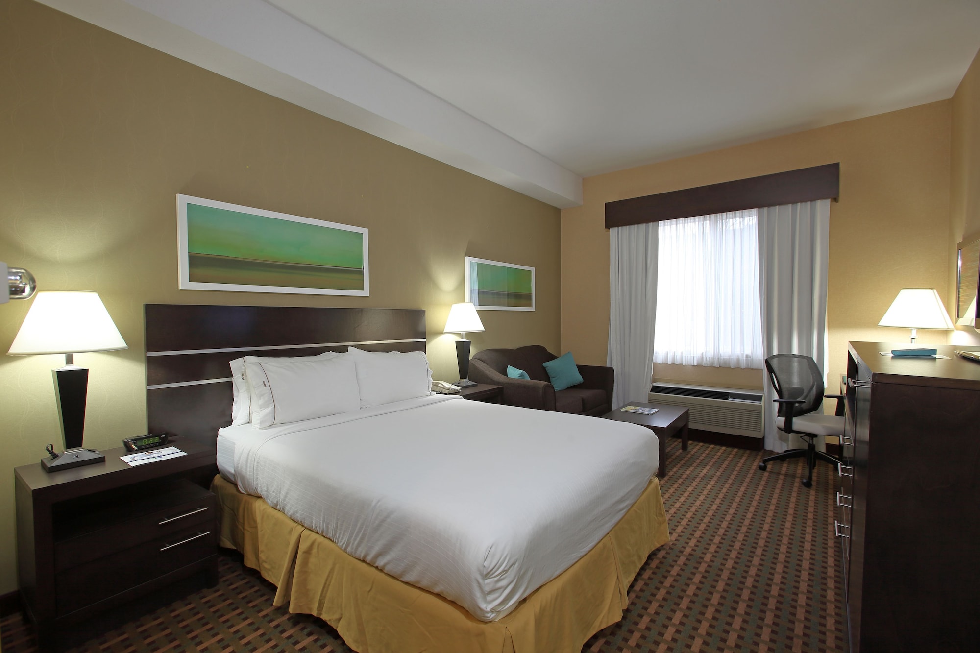 غرفة قياسية بسرير كينج مع أريكة، Holiday Inn Express Vernon 4/9