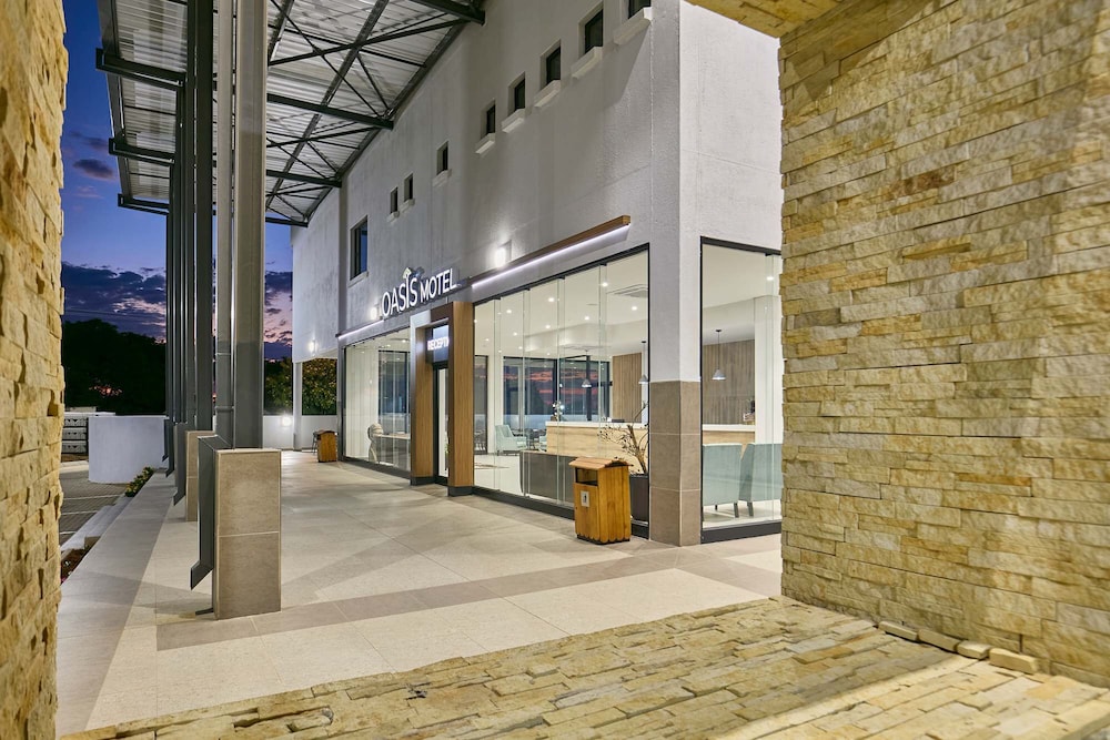 Lobby at Oasis Motel, GABORONE