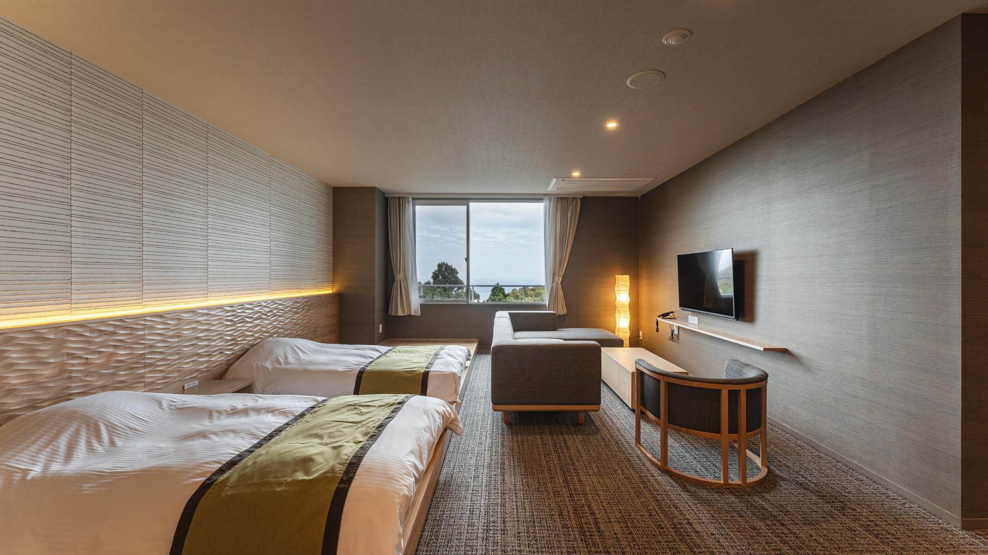 Junior Suite, Twin Beds, Sauna