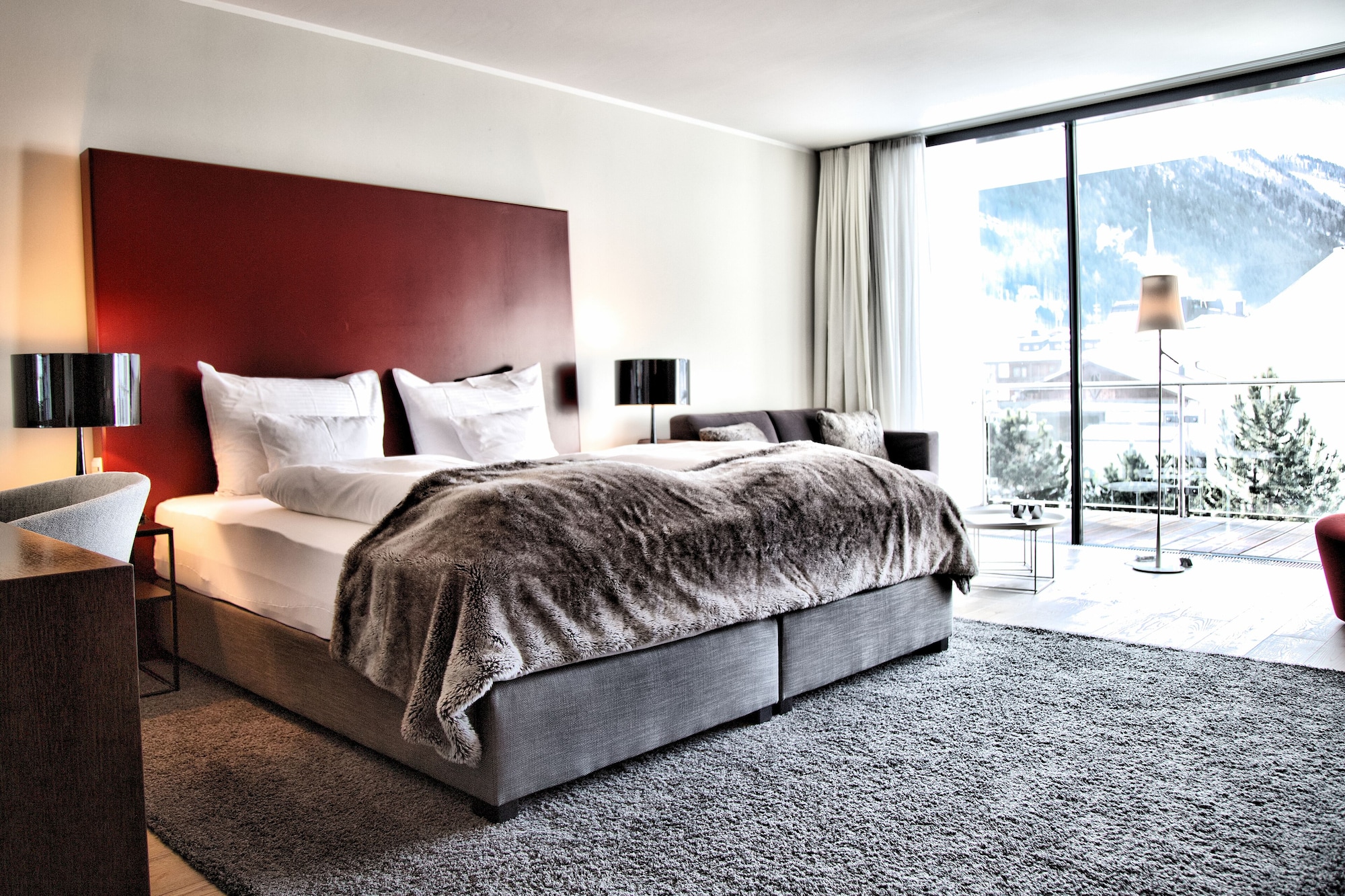 Design, Deluxe, Double Bed, Mountain View, Balcony