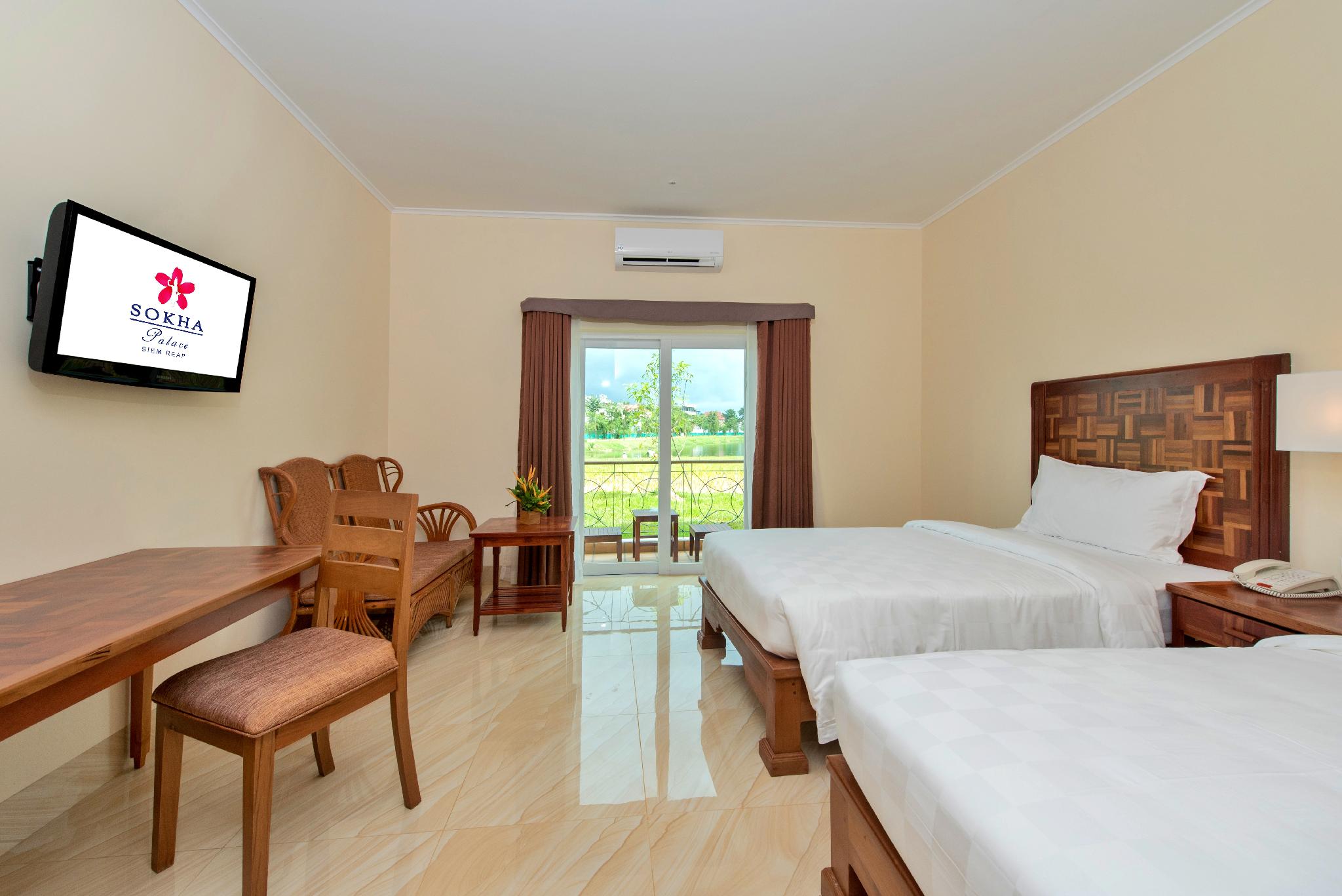 Garden, Superior, Twin Beds, with View, Balcony