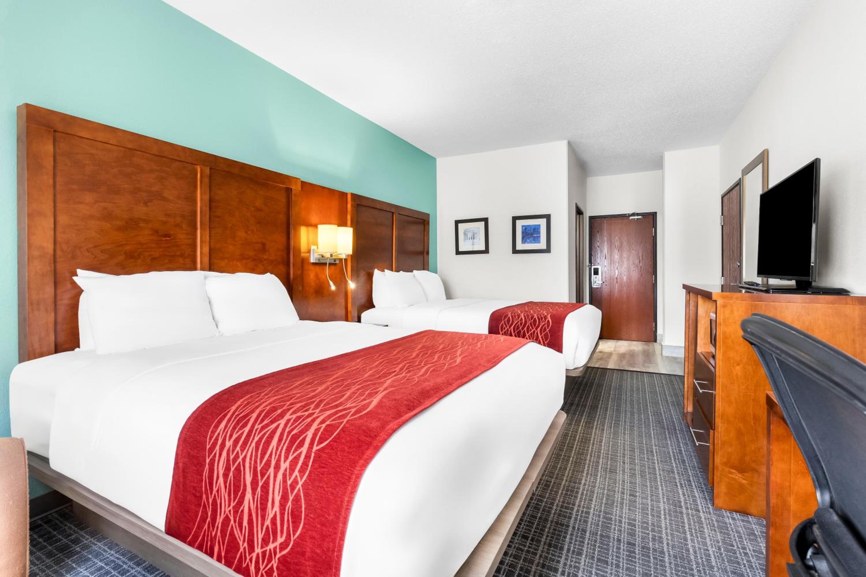غرفة رباعية بسريرين كوين، Comfort Inn Marion 4/7