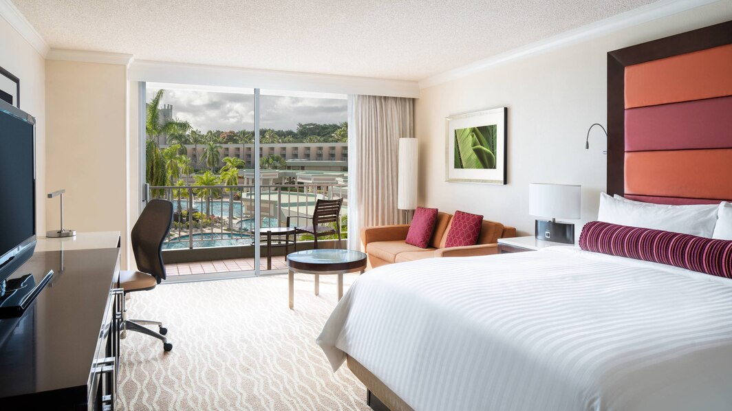 Room, Double Bed, Pool View
