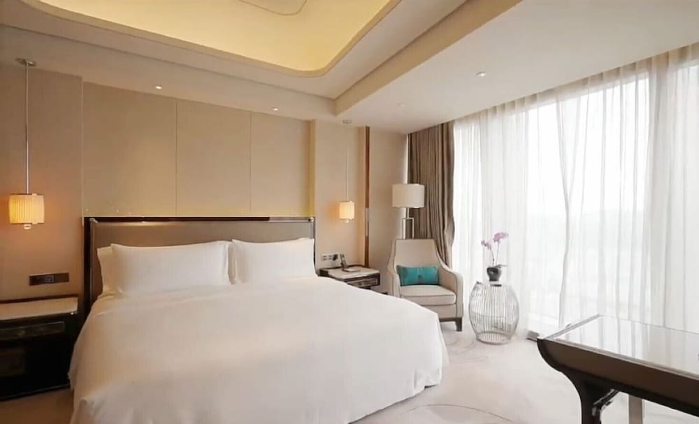 Guest Room, King Bed, City View