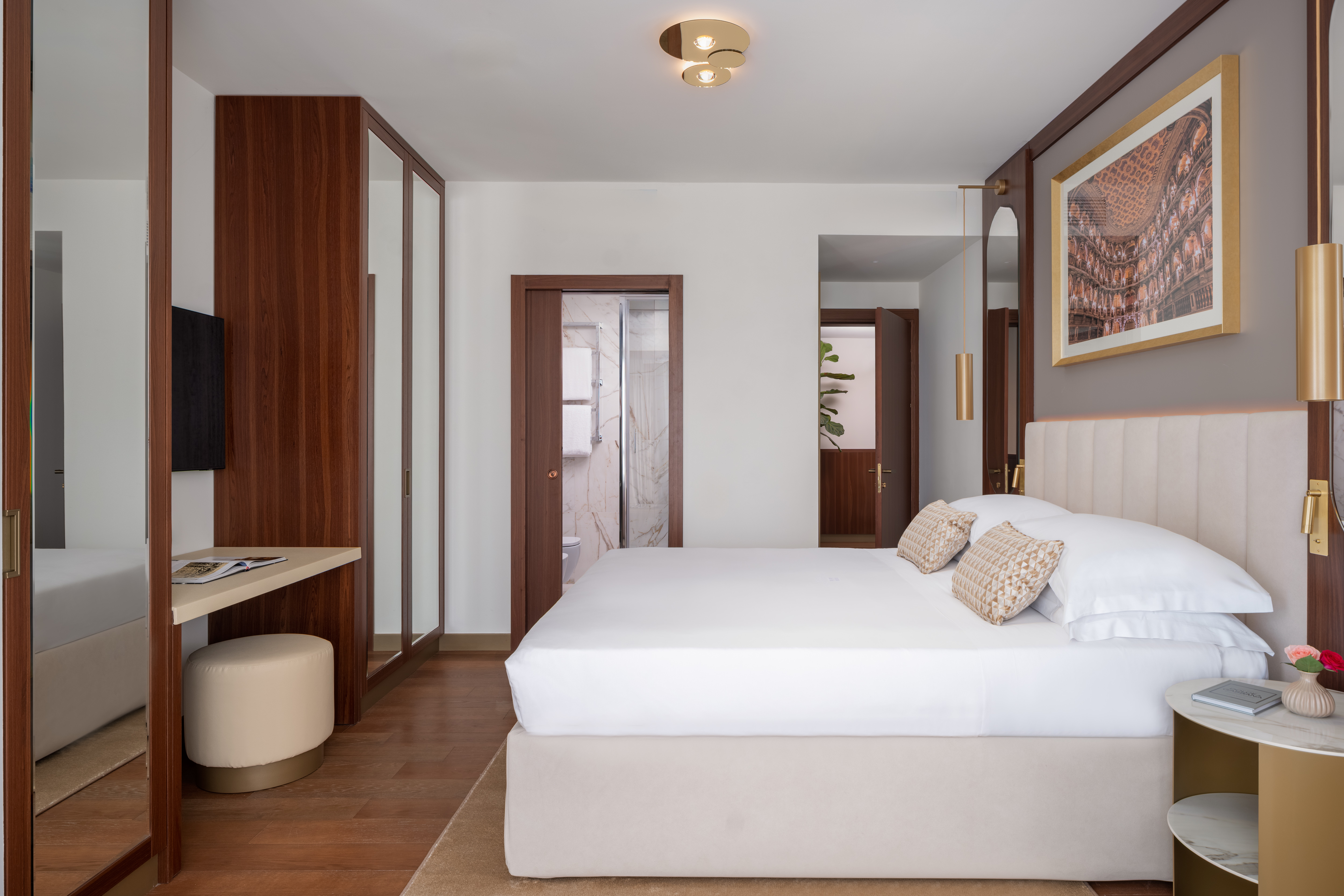 غرفة بغرفة نوم واحدة، Teatro Luxury Apartments Firenze - Starhotels Collezione 3/4