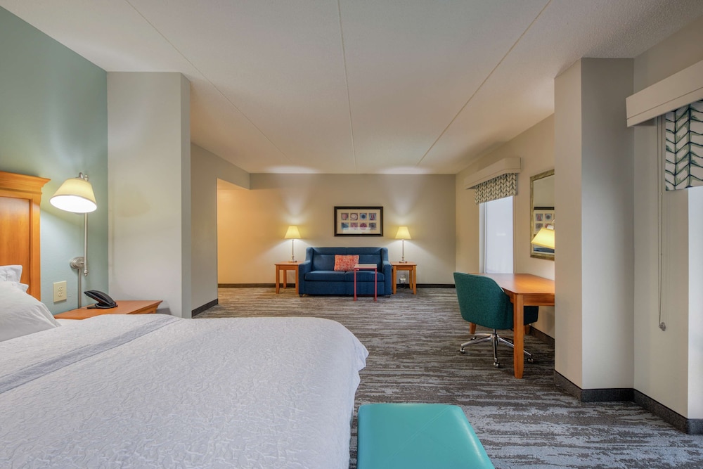 جناح استوديو بسرير كينج مع أريكة، Hampton Inn Wilmington - University Area/Smith Creek Station 2/4