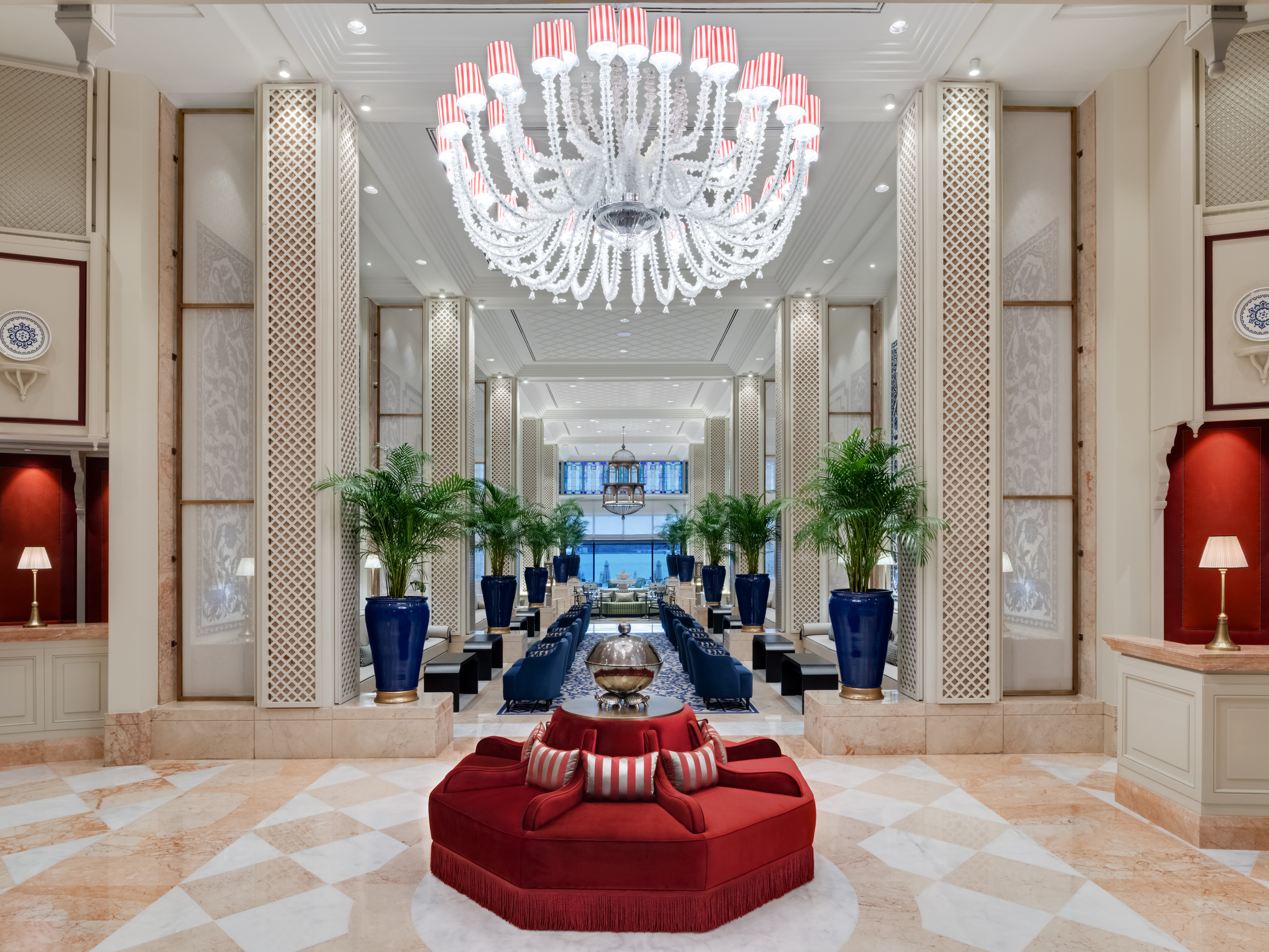 Lobby at Ciragan Palace Kempinski Istanbul, ISTANBUL