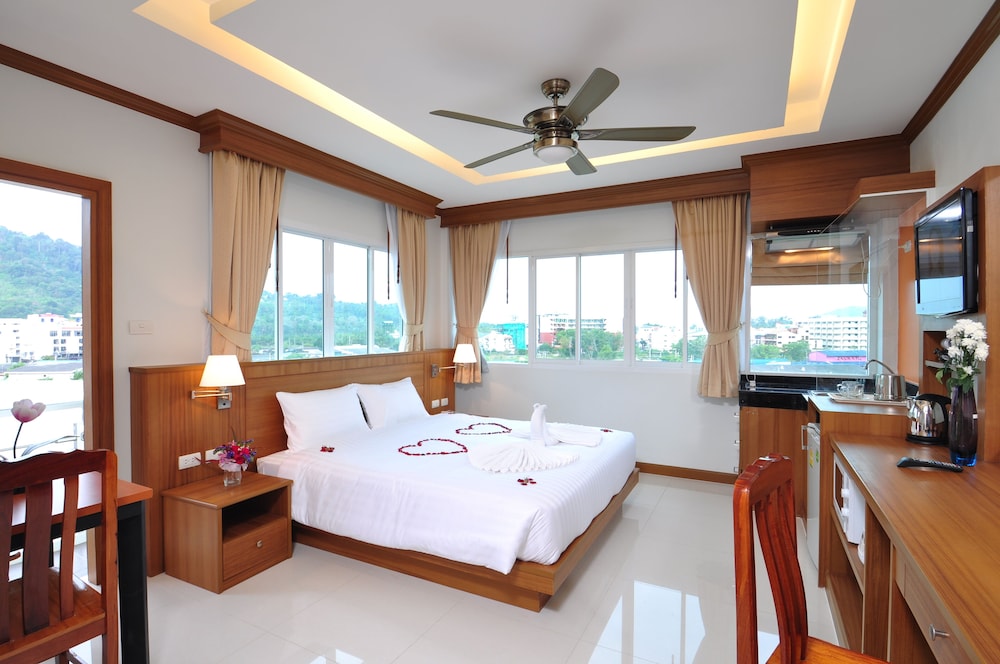 غرفة ديلوكس بسرير كينج بمطبخ صغير، Green Harbor Hotel And Service Apartment 8/10