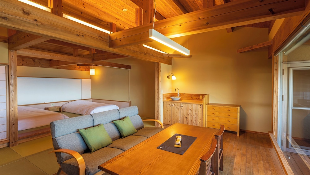 Japanese Western, Futon Bed, Twin Beds, Outdoor Bath