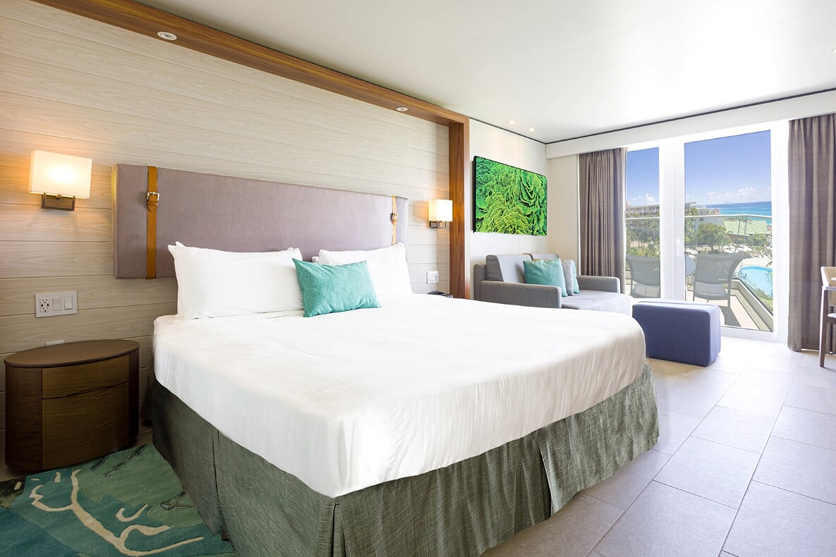 Oasis, Double Bed, Pool View