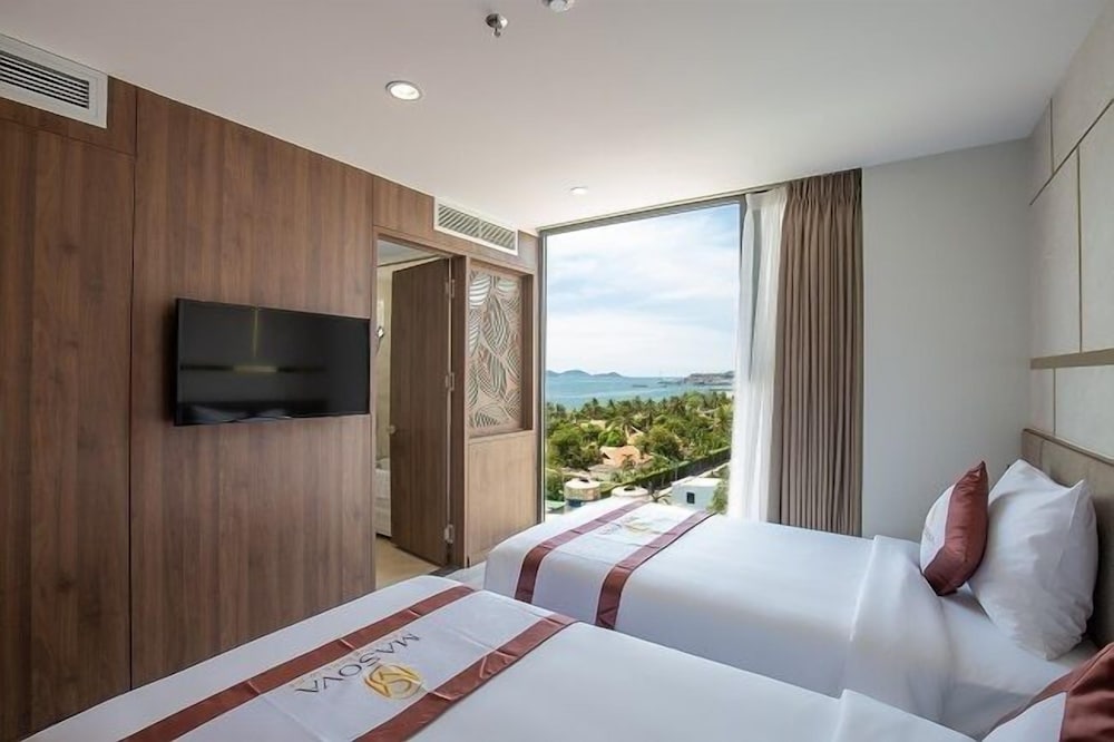 غرفة ديلوكس بسرير فردي بإطلالة جزئية على البحر، Masova Hotel 4/6