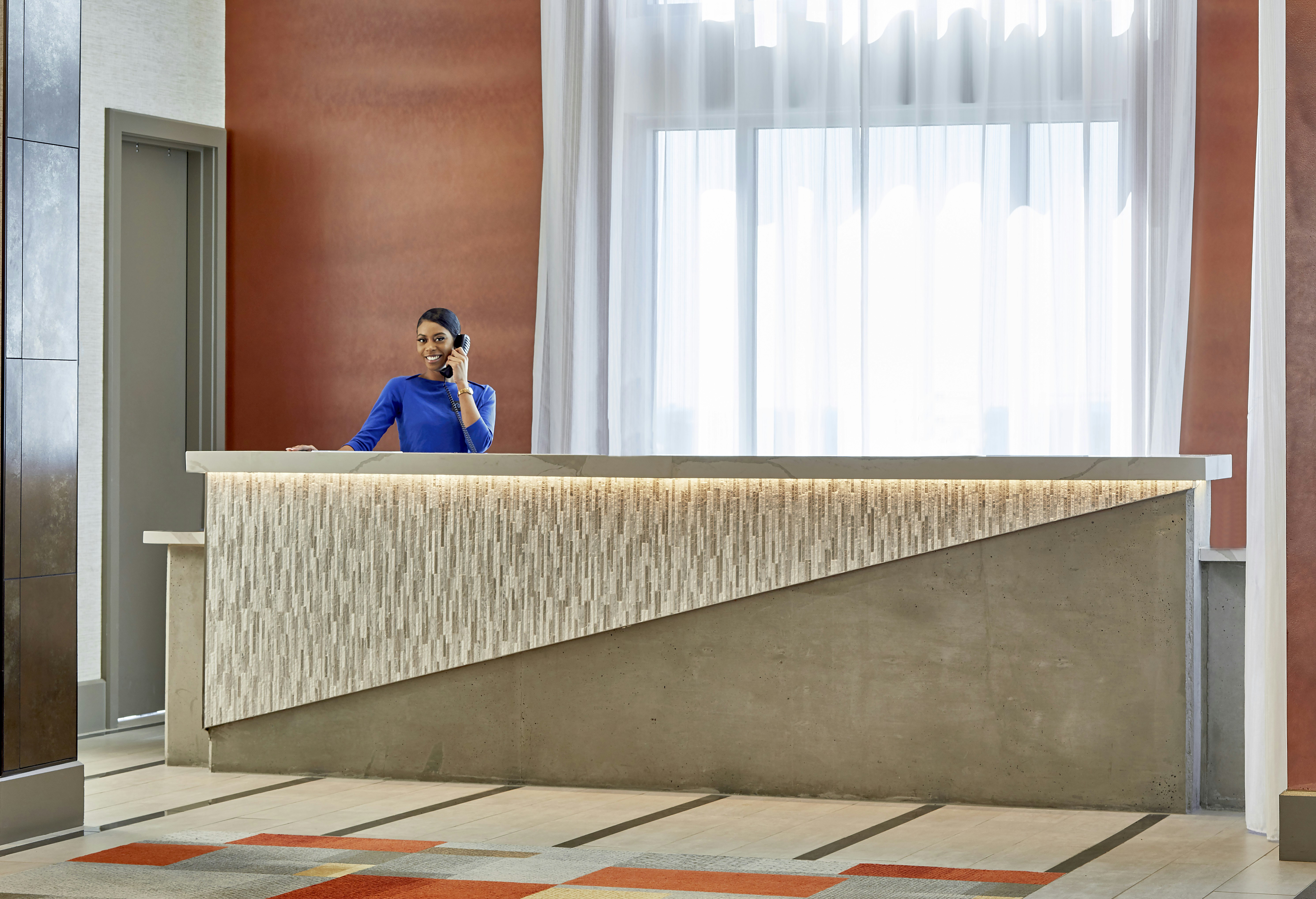Lobby at Hampton Inn and Suites Atlanta Midtown, ATLANTA - GA