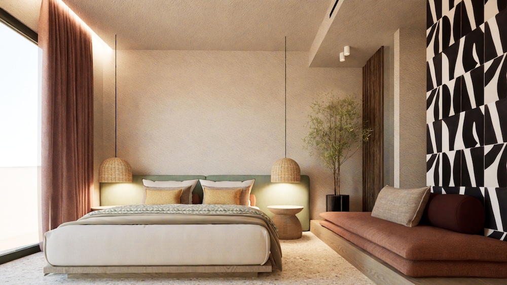 Junior Suite, 1 Double and 1 Single Bed, Lateral Side Sea View, Private Pool