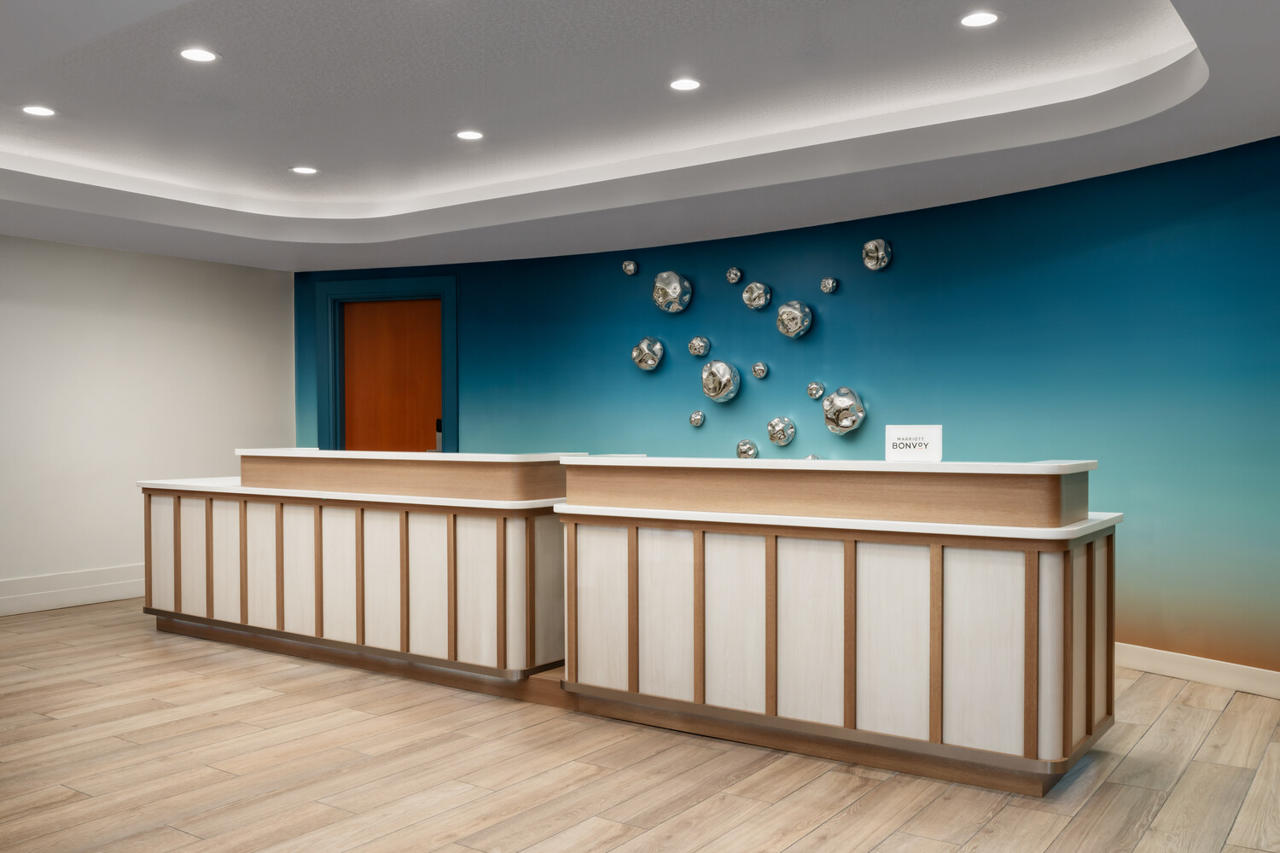 Lobby at Courtyard By Marriott Oceanside Fort Lauderdale Beach, FORT LAUDERDALE - FL