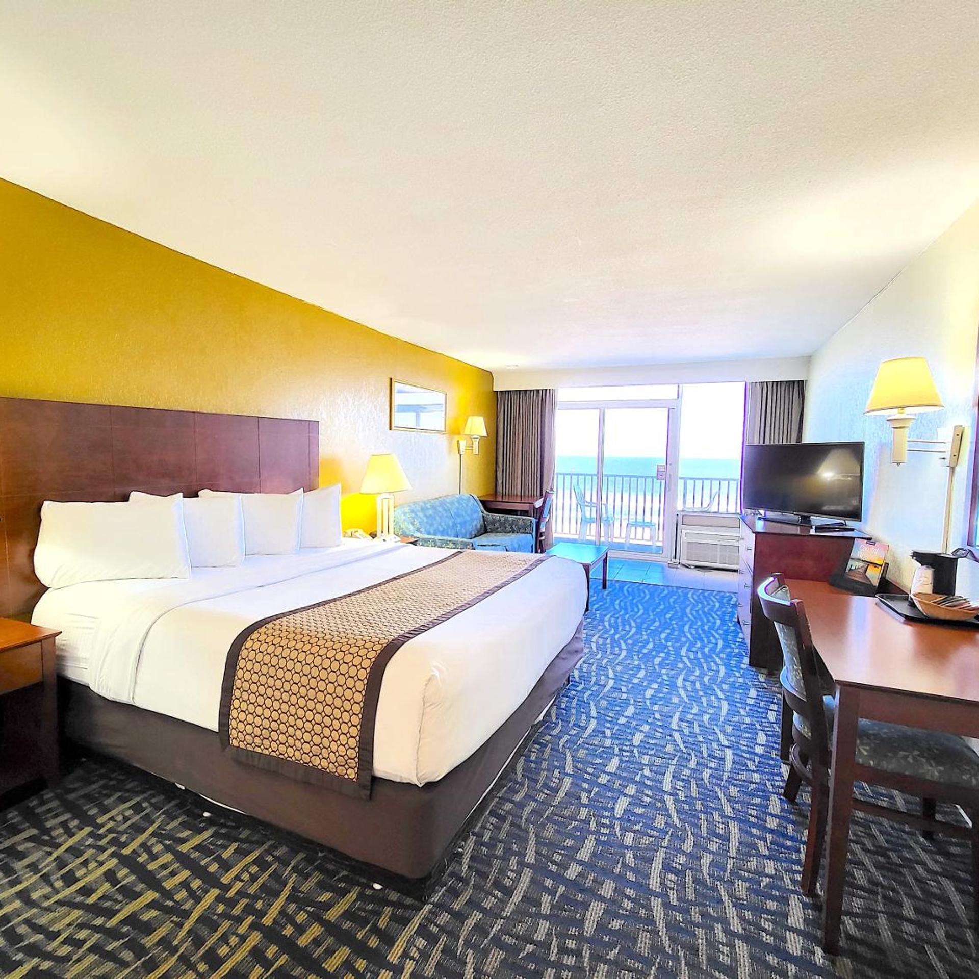 Room, King Bed, Ocean Front, Balcony