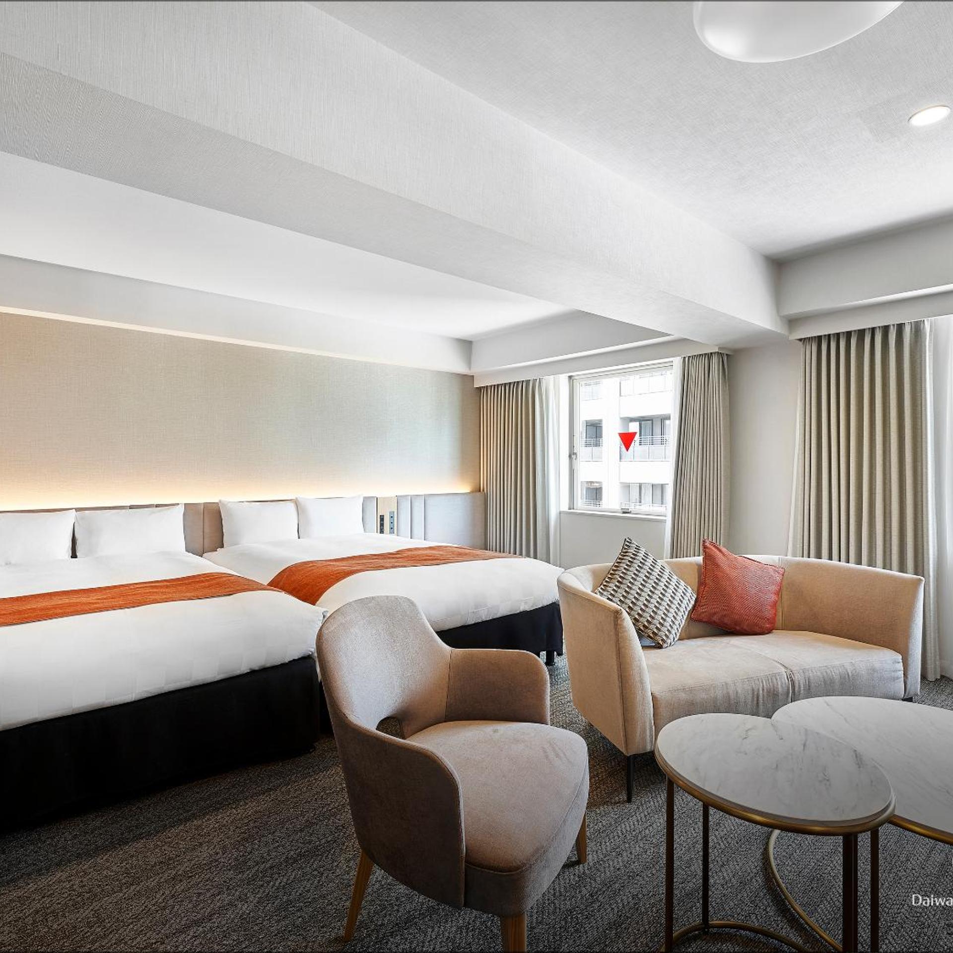 جناح جونيور بسرير مزدوج، Daiwa Roynet Hotel Osaka Kitahama 2/5