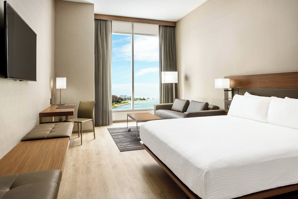 غرفة قياسية بسرير كينج مع أريكة لذوي الإعاقة