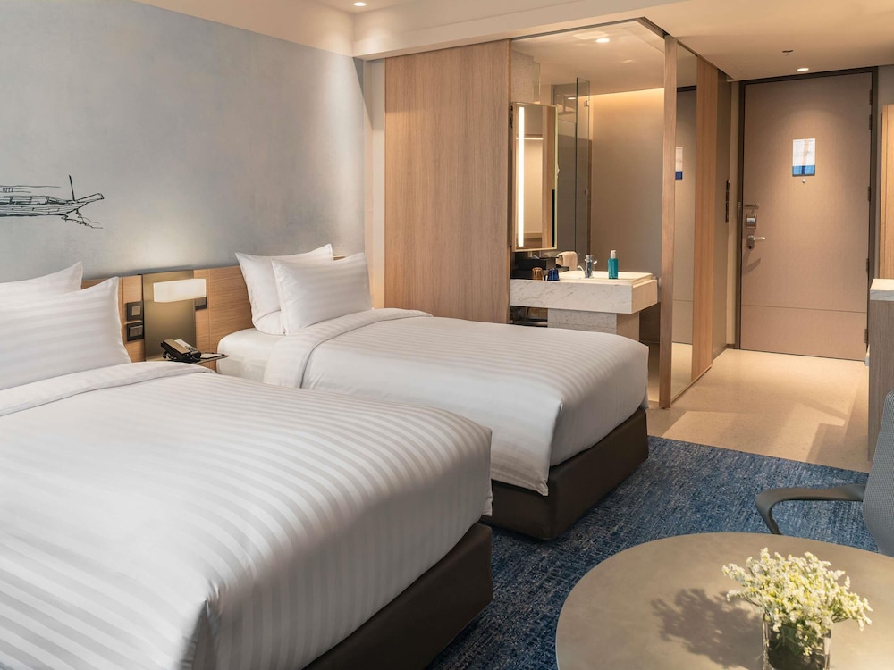 غرفة ديلوكس ركنية بسريرين منفصلين، Novotel Future Park Rangsit 2/8