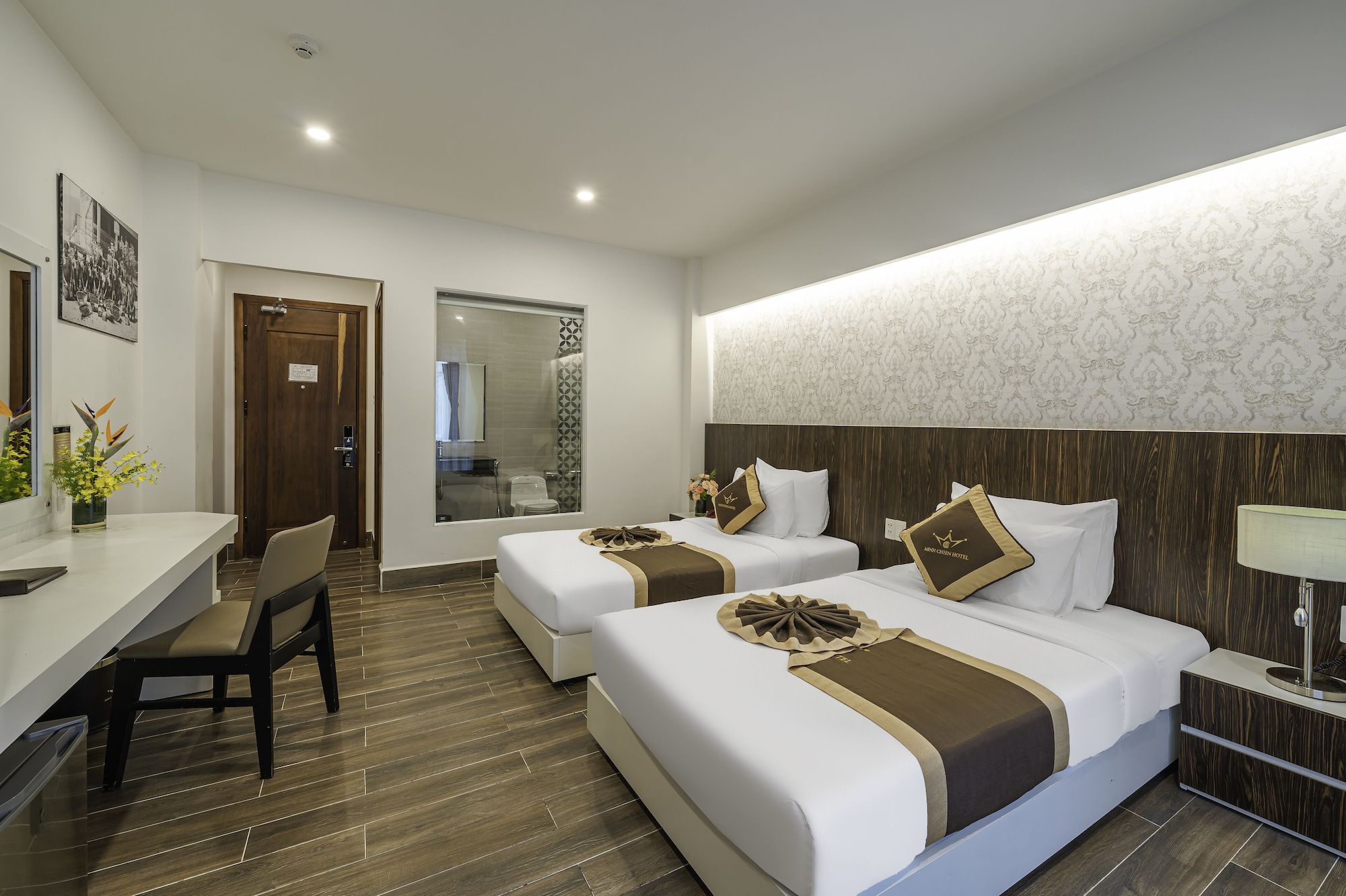 غرفة بريميوم بسريرين منفصلين، Minh Chien Hotel 5/7