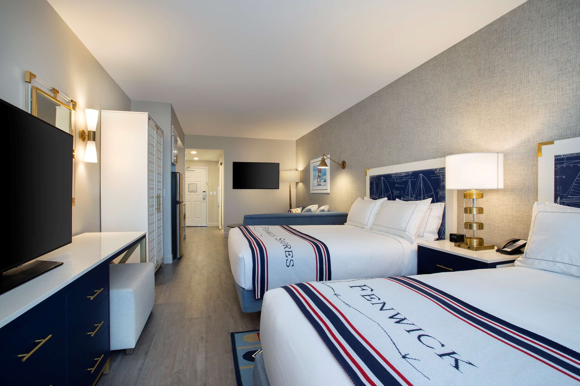 Coastal, Junior Suite, 2 Queen Beds, Sunset View, Kitchen