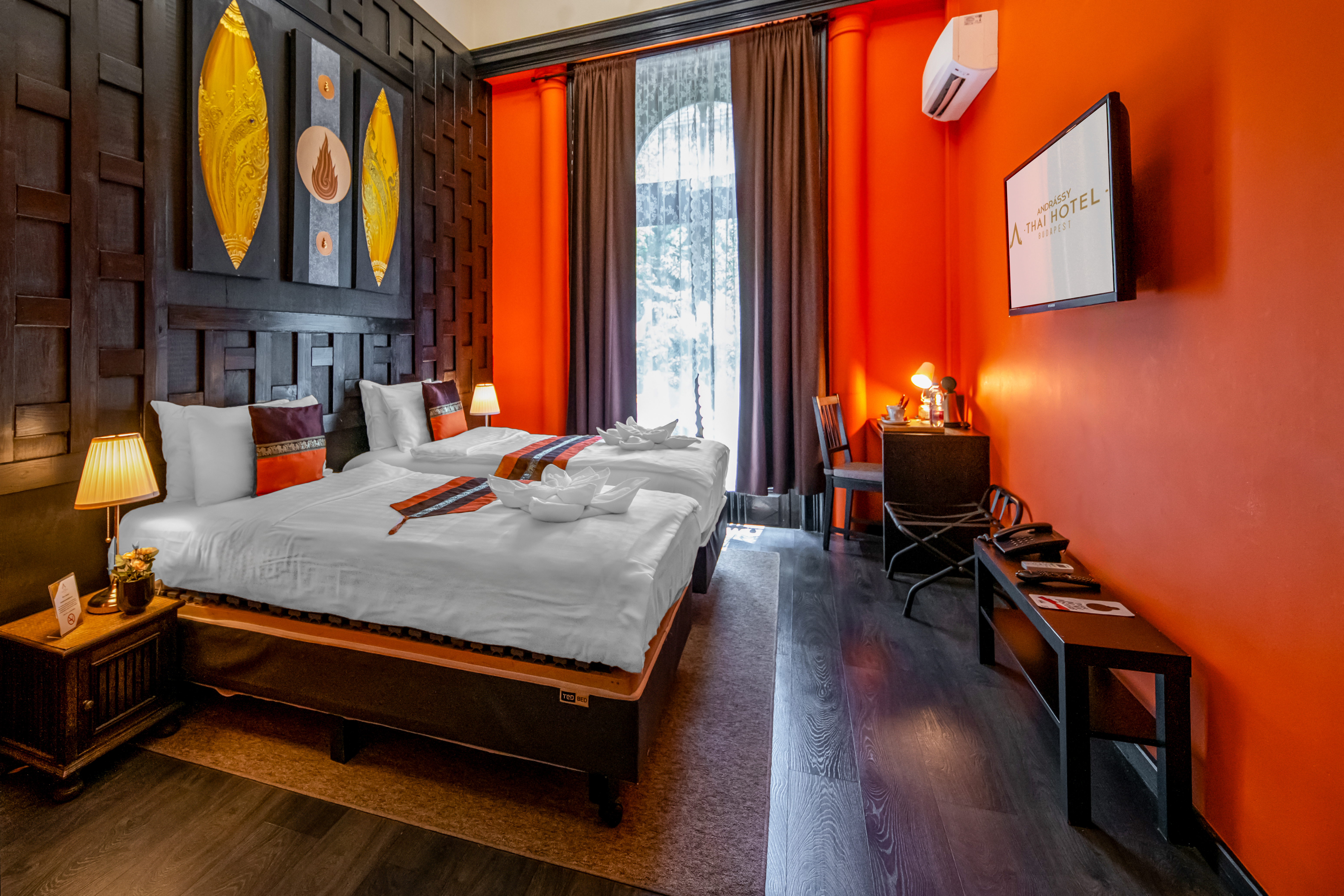 غرفة سوبيريور بسرير مزدوج أو سريرين منفصلين، Andrássy Thai Hotel 3/6